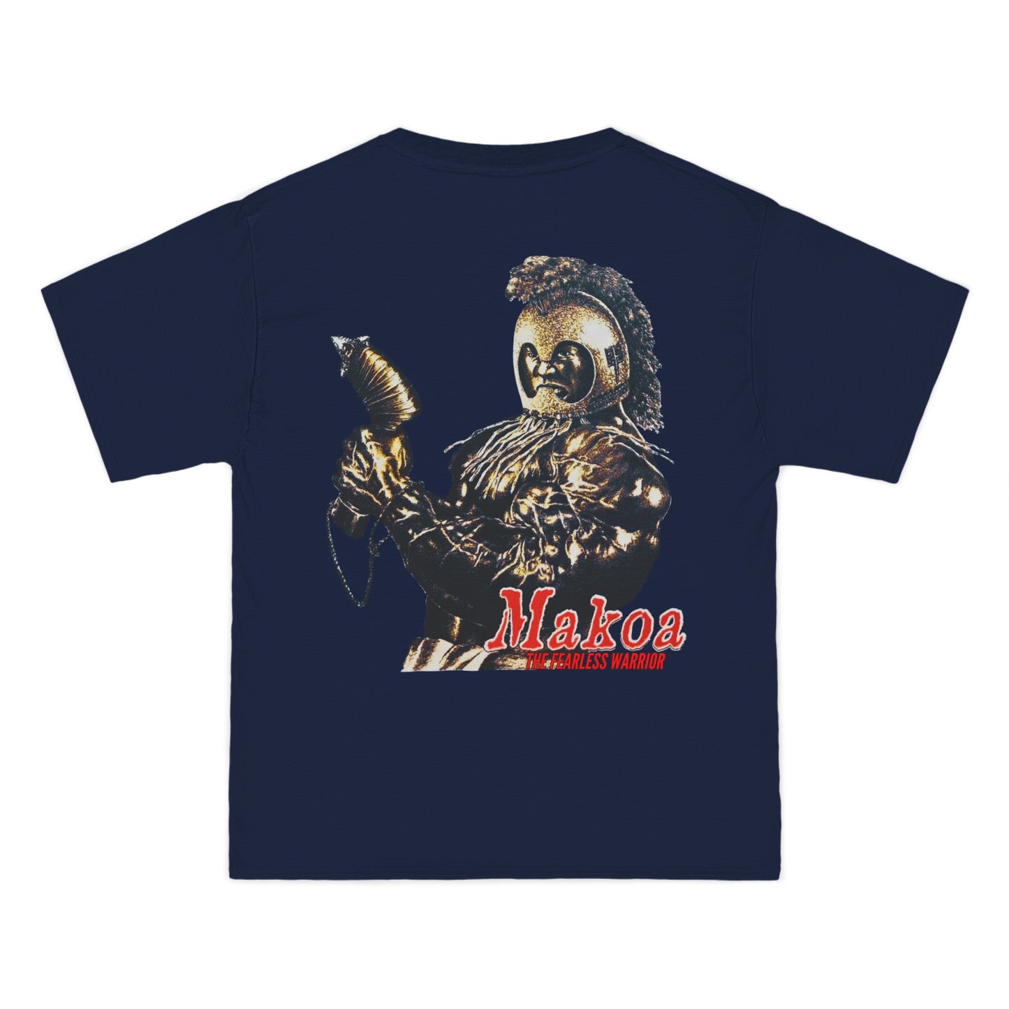 Hawaiian Strength Makoa The Fearless Warrior Vintage Design 90s New Print Beefy-T® Short-Sleeve T-Shirt