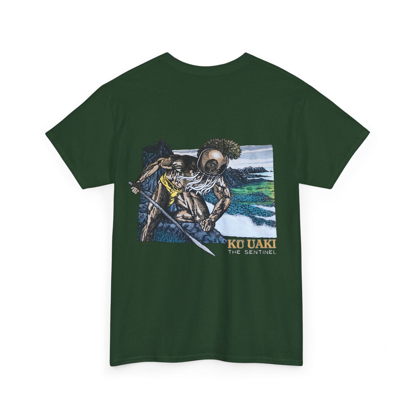 Hawaiian Strength Ku Uaki The Sentinel Unisex Heavy Cotton Tee