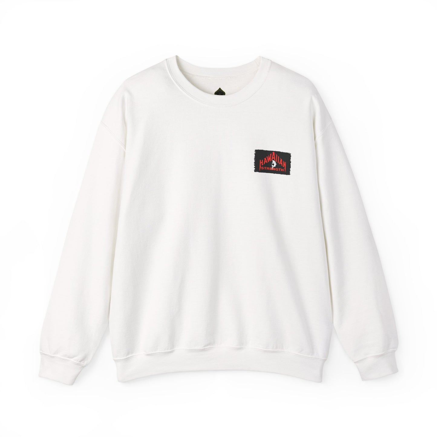 Hawaiian Strength Legendary Mo'olelo Vintage 90s Design New Print Unisex Heavy Blend™ Crewneck Sweatshirt