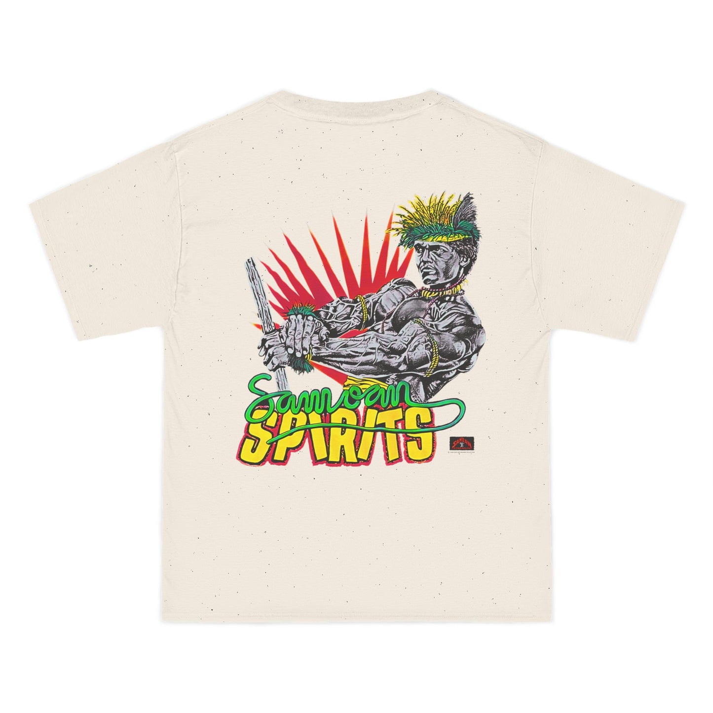 Samoan Strength Samoan Spirits Vintage 90s Design New Print Beefy-T® Short-Sleeve T-Shirt