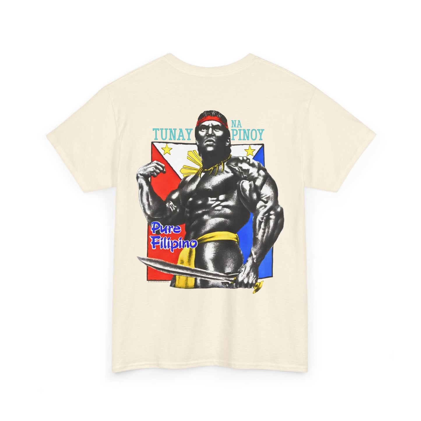 Filipino Strength Tunay na Pinoy Pure Filipino Vintage Design 90s New Print T-shirt Unisex Heavy Cotton Tee