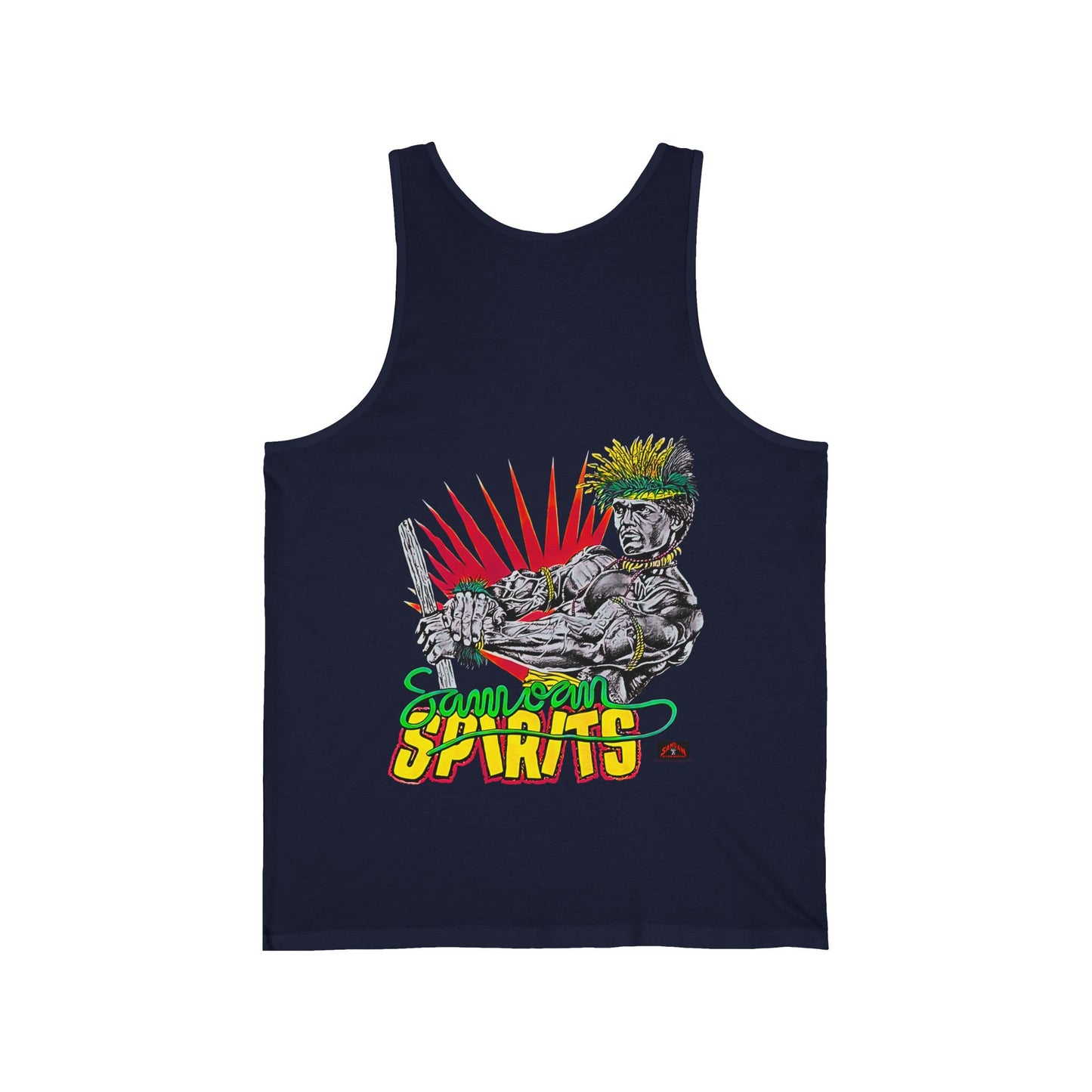 Samoan Strength Samoan Spirits Vintage 90s Design New Print Unisex Jersey Tank