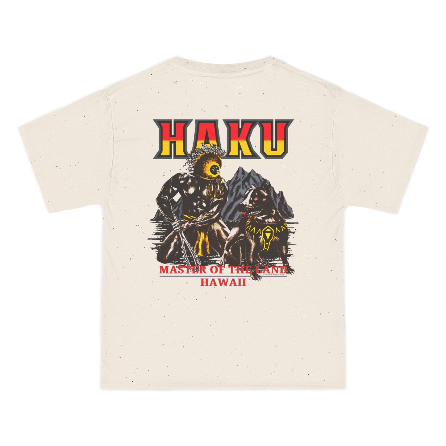 Hawaiian Strength Haku Master of the Land Hawaii Vintage Design 90s New Print Beefy-T® Short-Sleeve T-Shirt