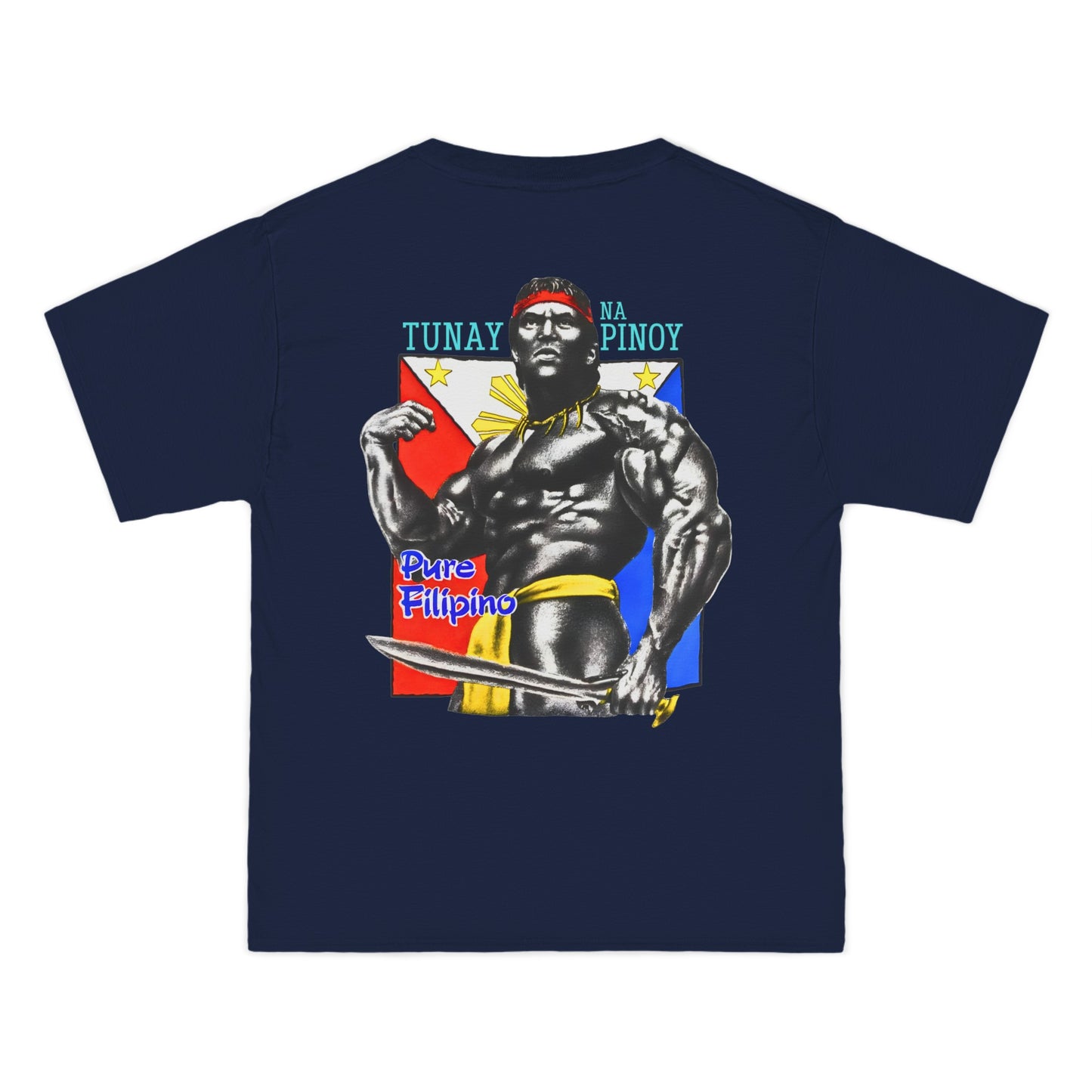 Filipino Strength Tunay na Pinoy Pure Filipino Vintage Design 90s New Print Beefy-T® Short-Sleeve T-Shirt