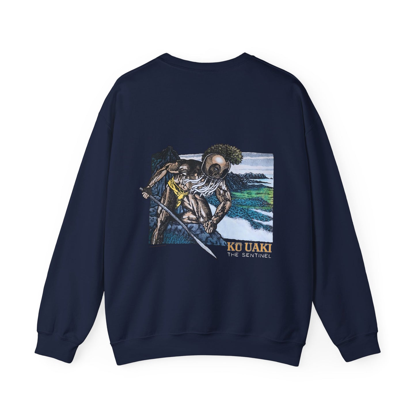 Hawaiian Strength Ku Uaki The Sentinel Unisex Heavy Blend™ Crewneck Sweatshirt