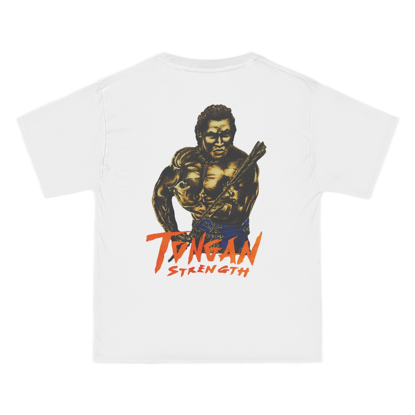 Local Strength Tongan Strength Vintage Design 90s New Print Beefy-T® Short-Sleeve T-Shirt