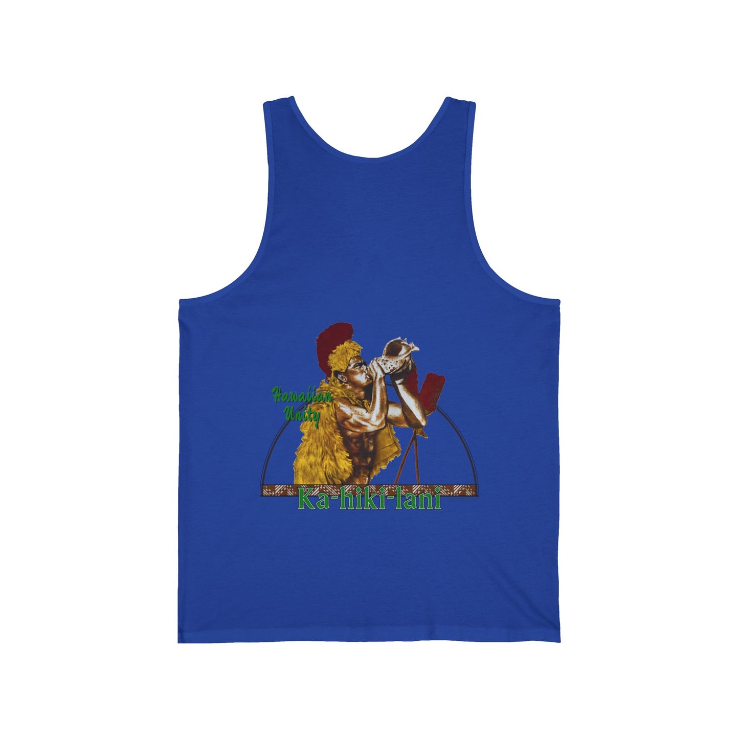 Hawaiian Strength Hawaiian Unity Ka-hiki-lani Vintage Design 90s New Print Unisex Jersey Tank
