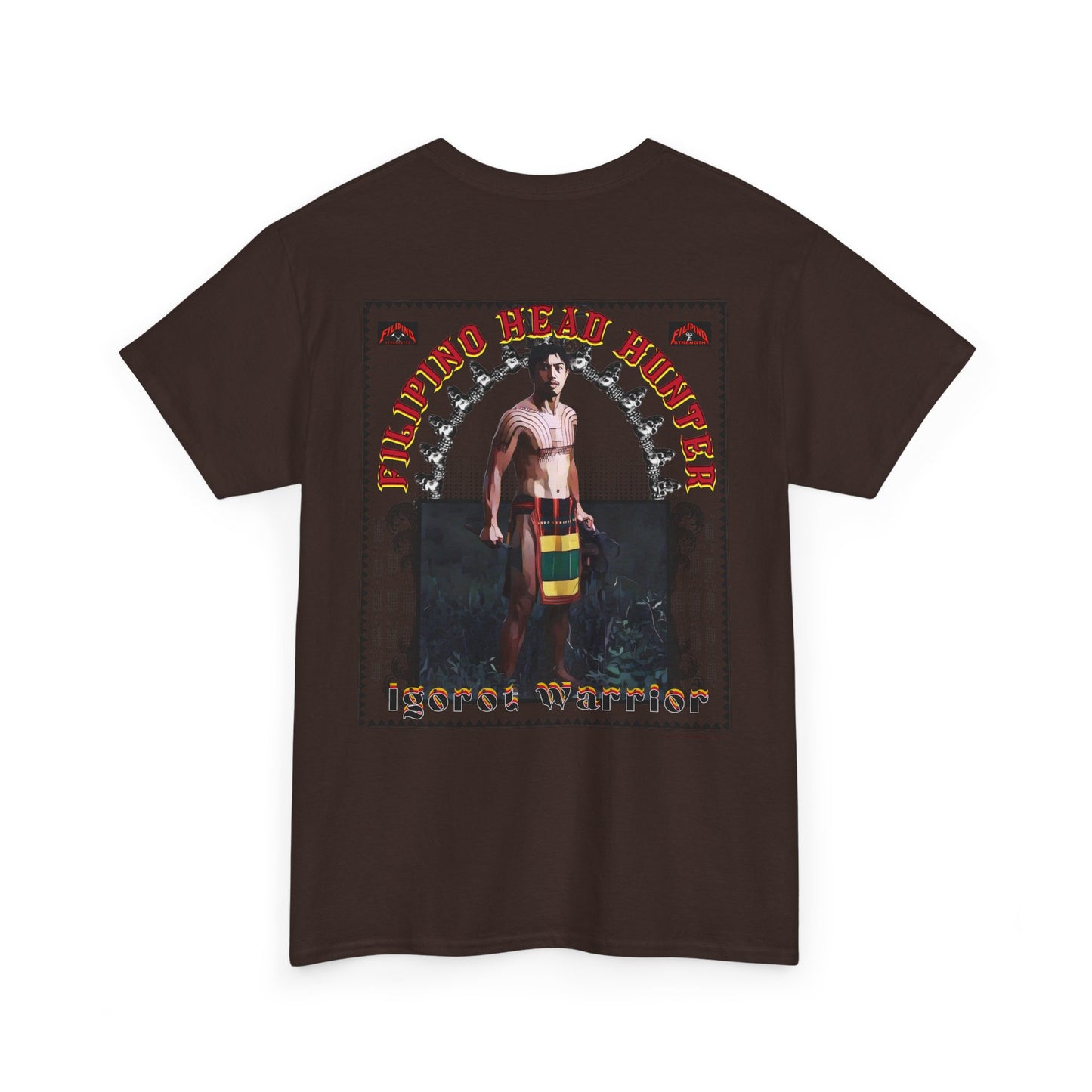 Filipino Strength Filipino Headhunter Igorot Warrior Unisex Heavy Cotton Tee