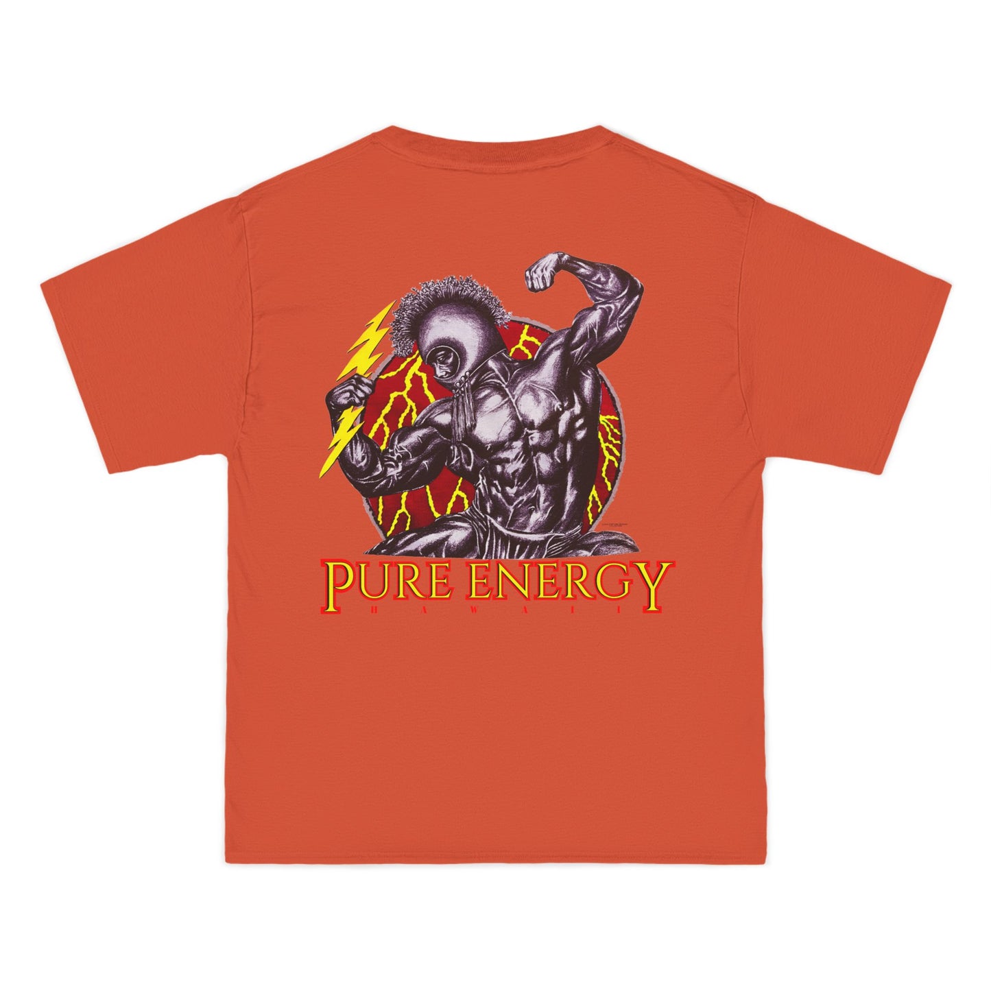 Hawaiian Strength Pure Energy Hawaii Vintage Design 90s New Print Beefy-T® Short-Sleeve T-Shirt