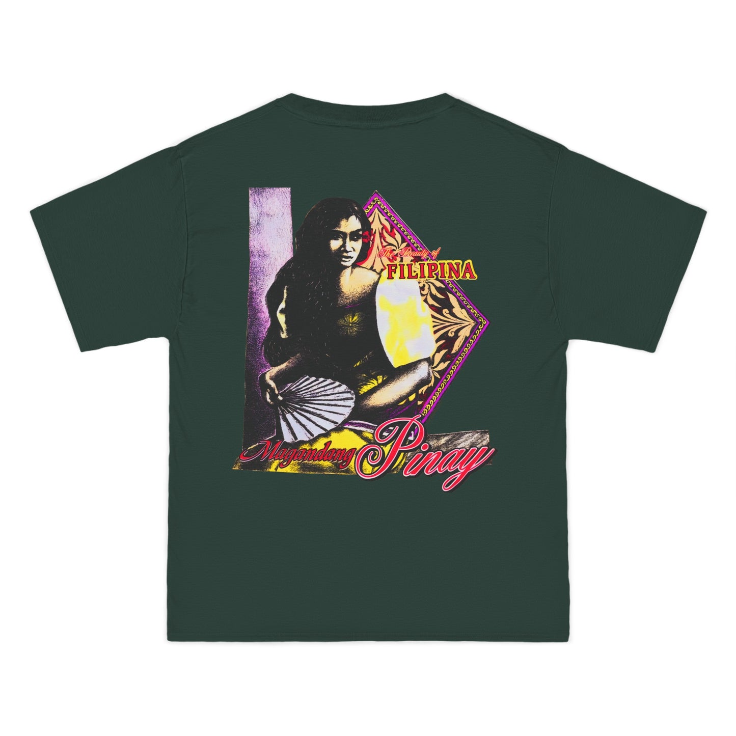 Filipino Strength The Beauty Of Filipina Magandang Pinay Vintage Design 90s New Print Beefy-T® Short-Sleeve T-Shirt