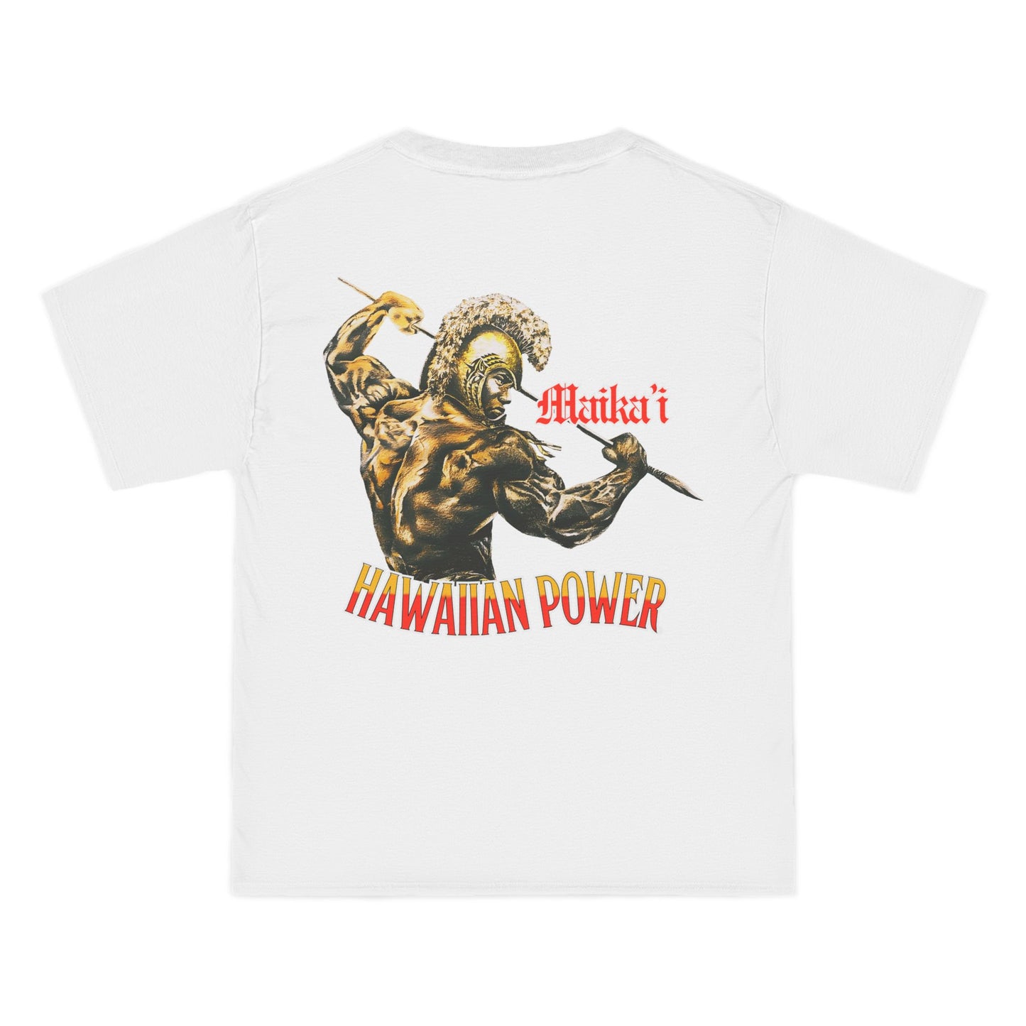 Hawaiian Strength Maika'i Hawaiian Power Vintage Design 90s New Print Beefy-T® Short-Sleeve T-Shirt