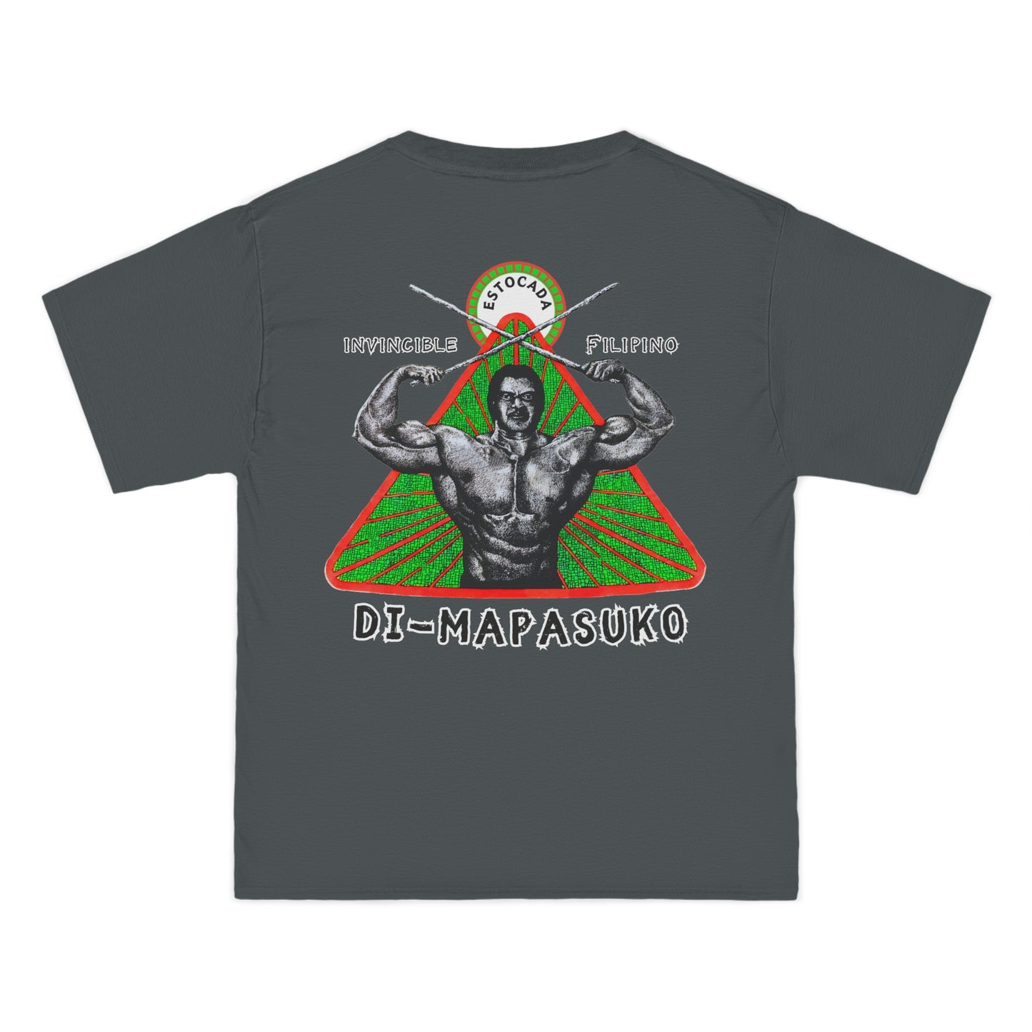 Filipino Strength Invincible Filipino Estocada Vintage Design 90s New Print Beefy-T® Short-Sleeve T-Shirt