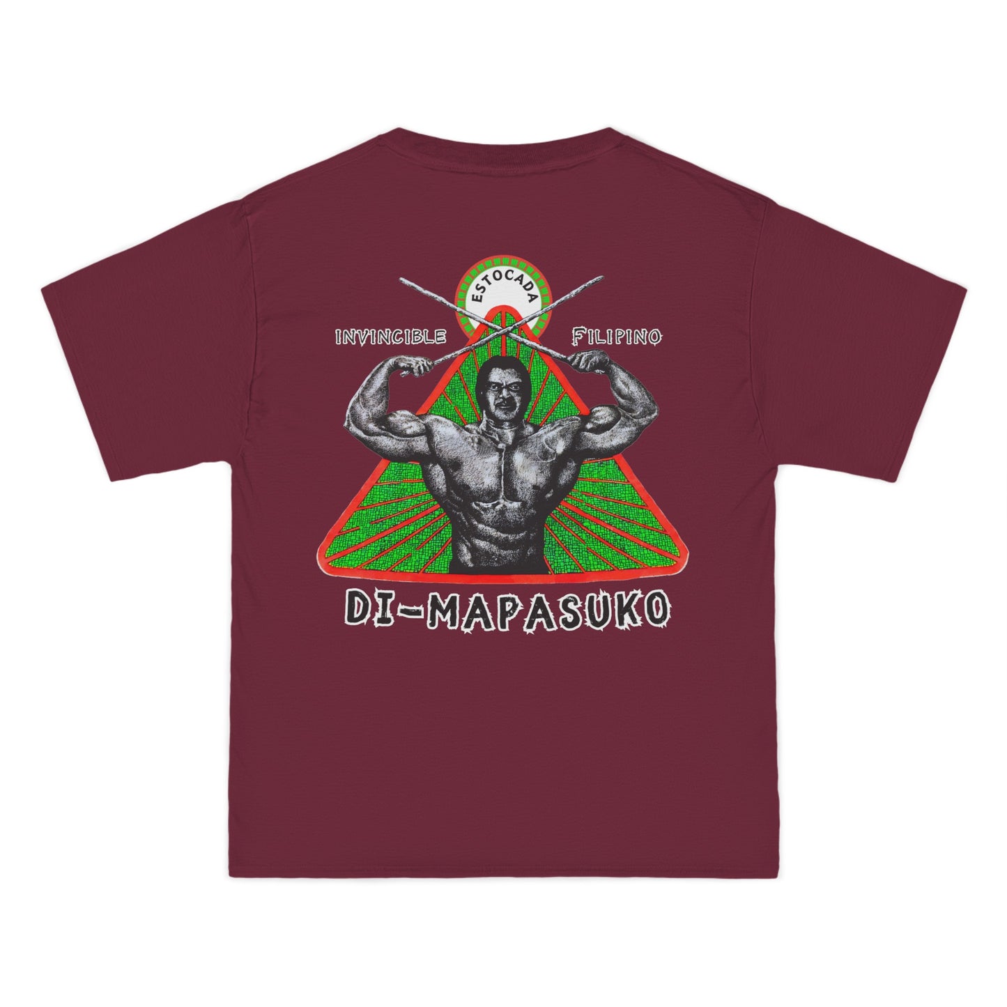 Filipino Strength Invincible Filipino Estocada Vintage Design 90s New Print Beefy-T® Short-Sleeve T-Shirt