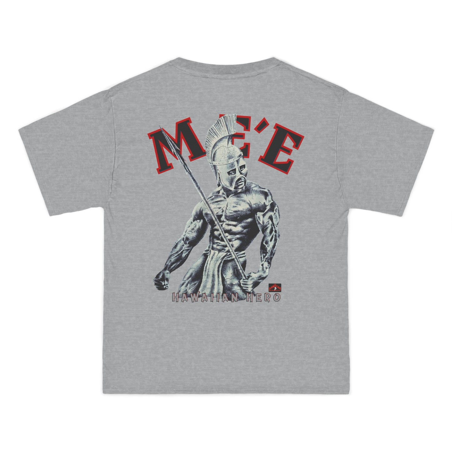 Hawaiian Strength Hawaiian Hero Me'e Vintage Design 90s New Print Beefy-T® Short-Sleeve T-Shirt