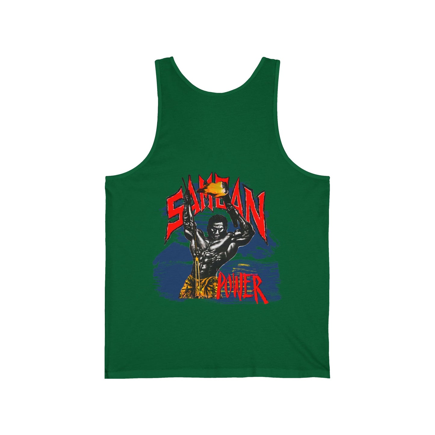 Samoan Strength Samoan Power Vintage Design 90s New Print Unisex Jersey Tank