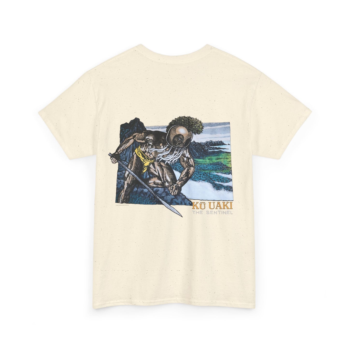 Hawaiian Strength Ku Uaki The Sentinel Unisex Heavy Cotton Tee