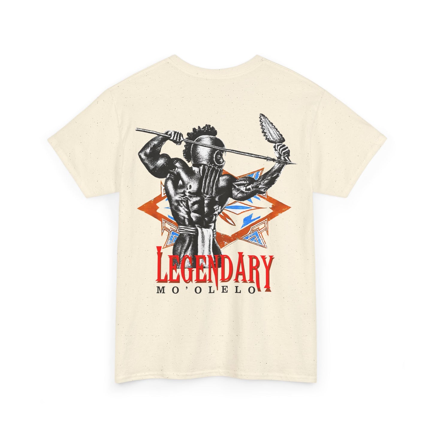 Hawaiian Strength Legendary Mo'olelo Vintage 90s Design New Print Unisex Heavy Cotton Tee