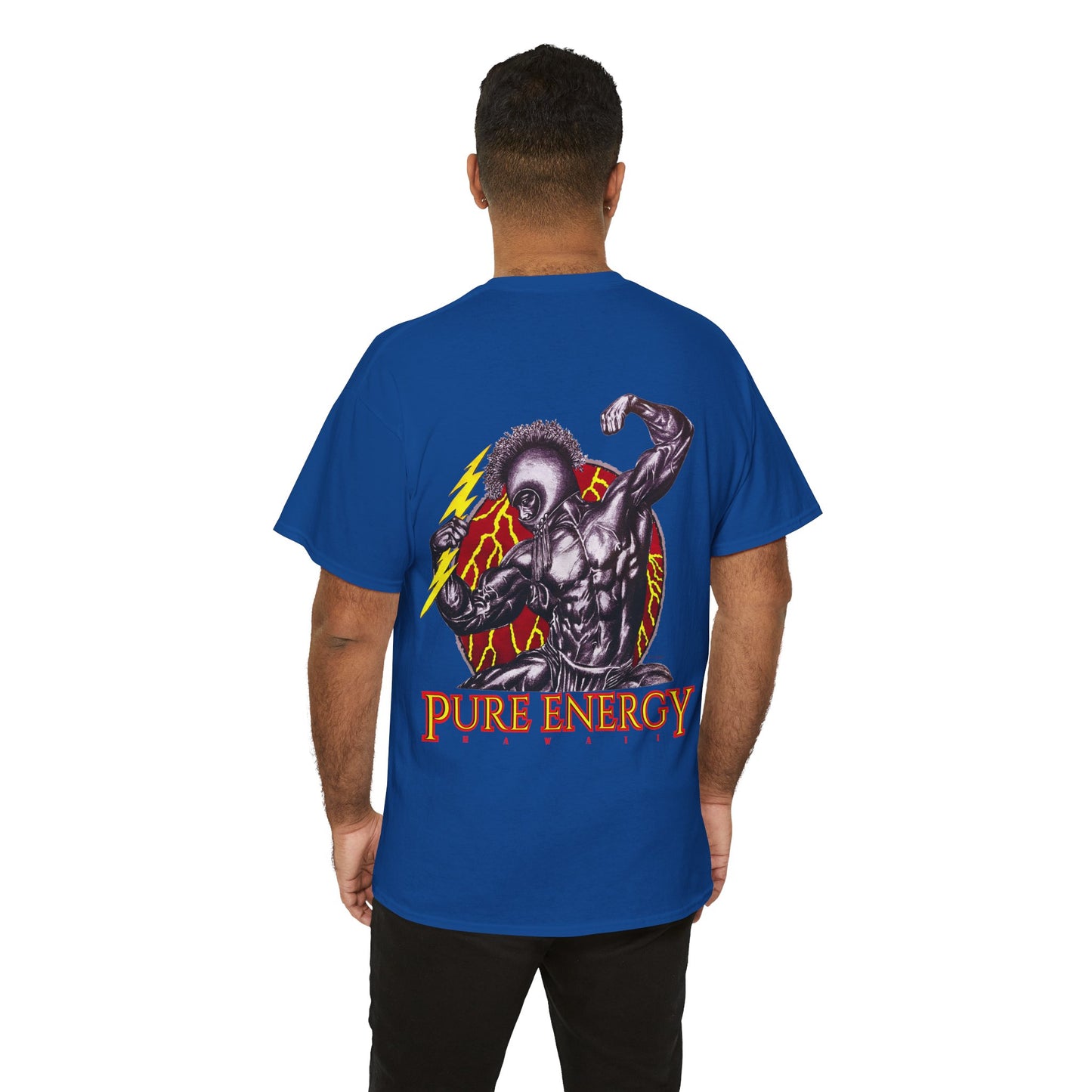 Hawaiian Strength Pure Energy Hawaii Vintage Design 90s New Print Unisex Heavy Cotton Tee