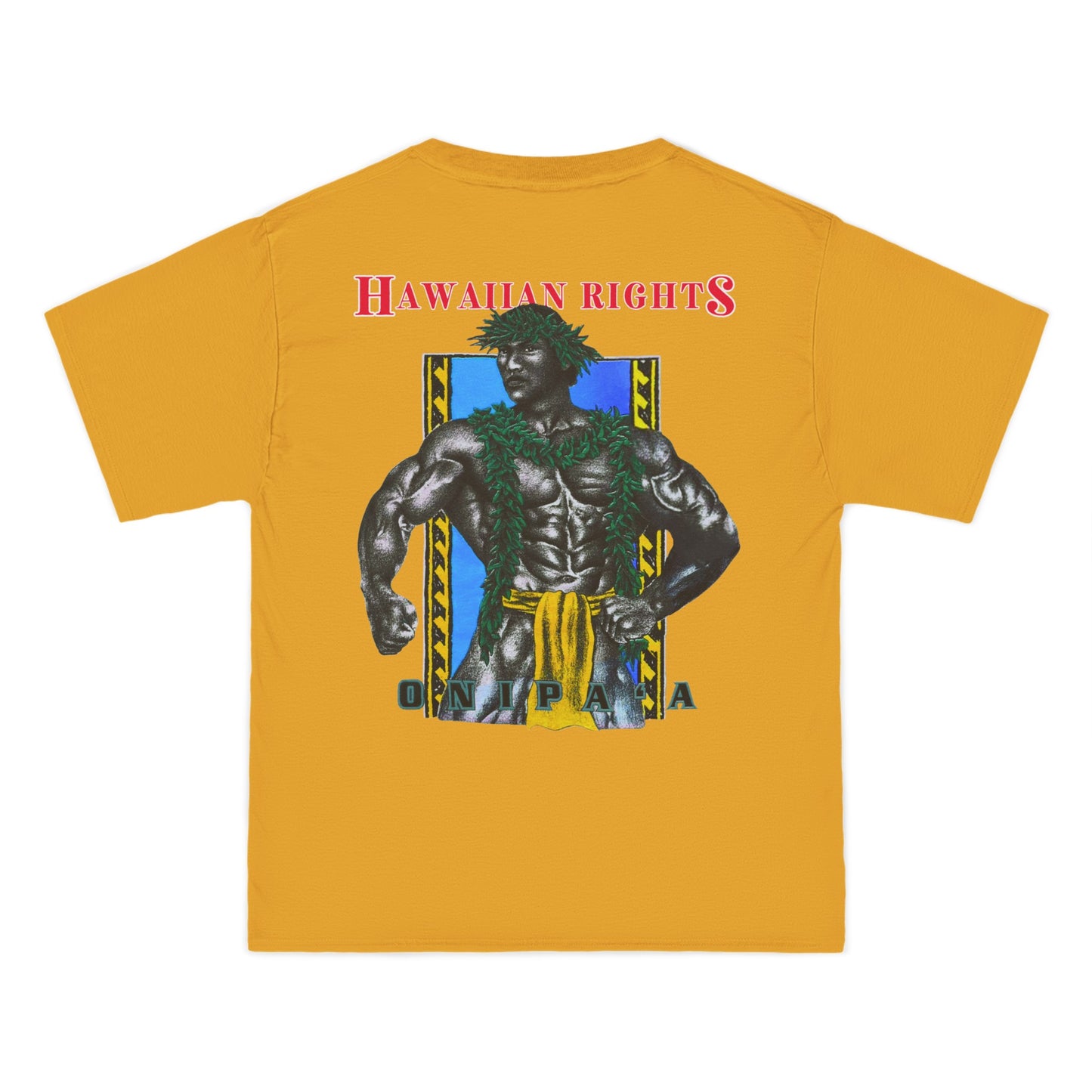 Hawaiian Strength Onipa’a Hawaiian Rights Vintage Design 90s New Print Beefy-T® Short-Sleeve T-Shirt