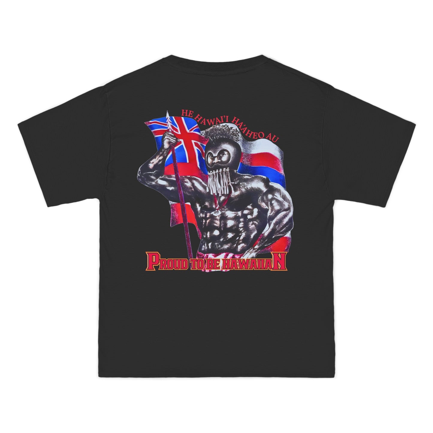 Hawaiian Strength Proud To Be Hawaiian He Hawai'i Ha'aheo Au Vintage Design 90s New Print Beefy-T® Short-Sleeve T-Shirt