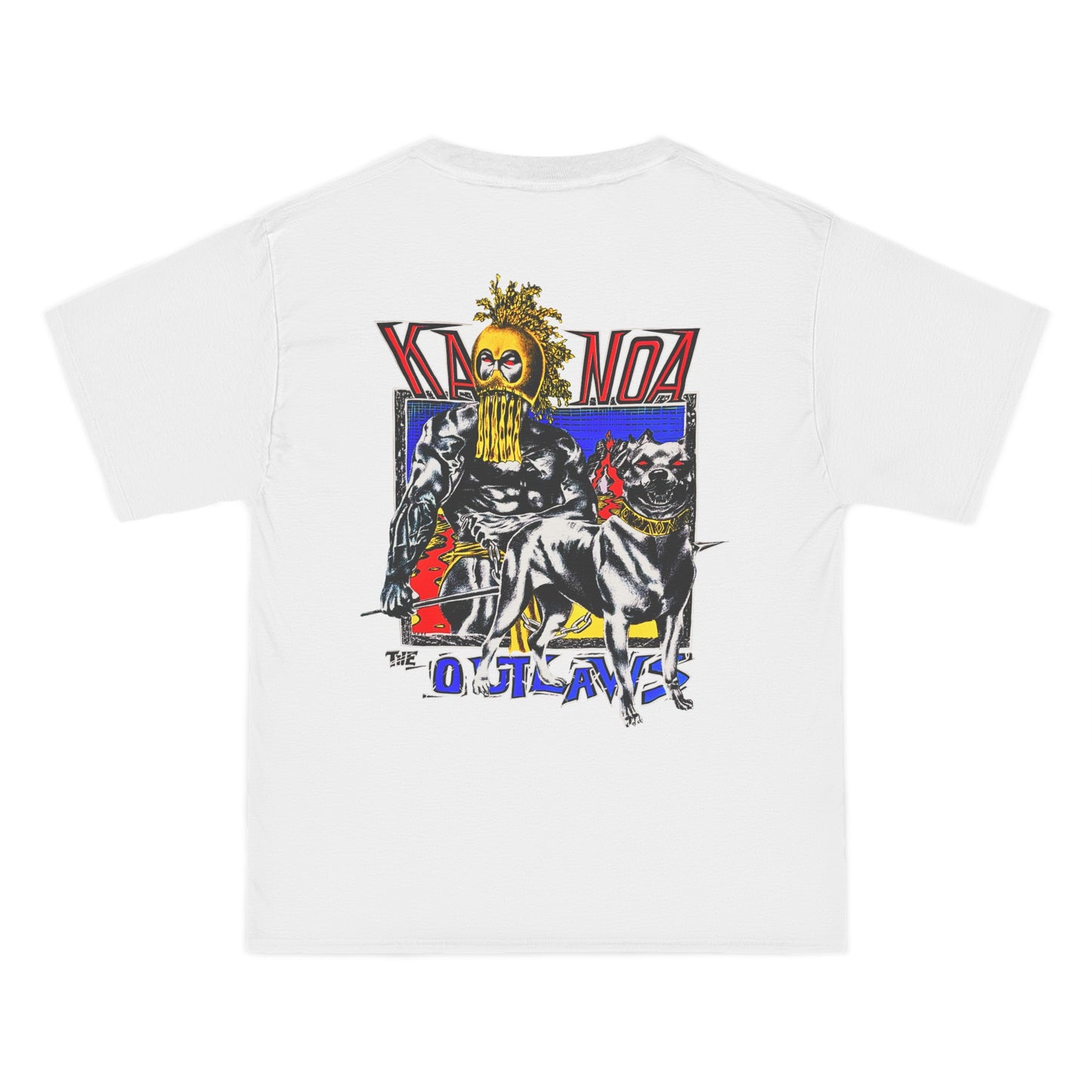 Hawaiian Strength Kanoa The Outlaws Vintage Design 90s New Print Beefy-T® Short-Sleeve T-Shirt