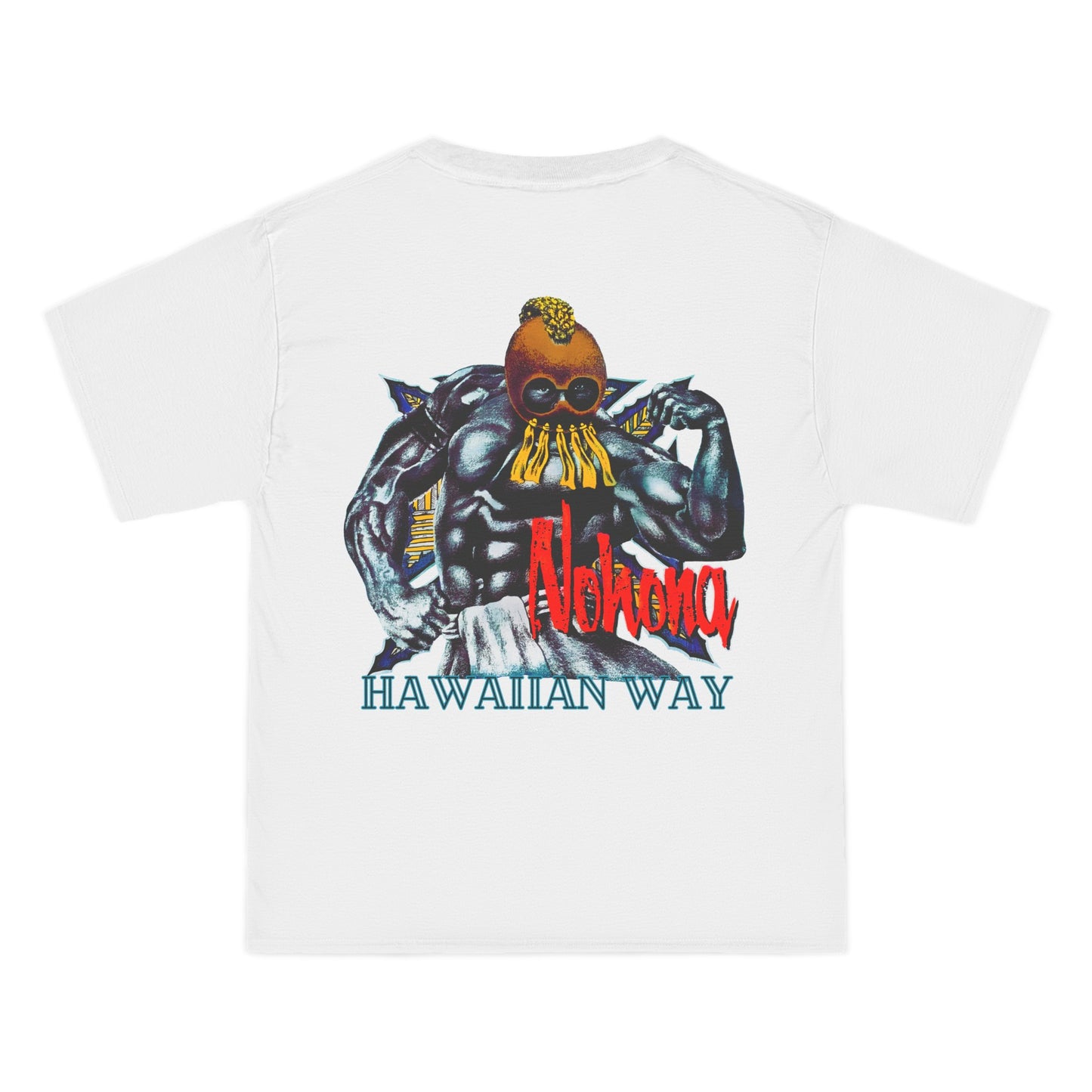 Hawaiian Strength Hawaiian Way Nohona Vintage Design 90s New Print Beefy-T® Short-Sleeve T-Shirt