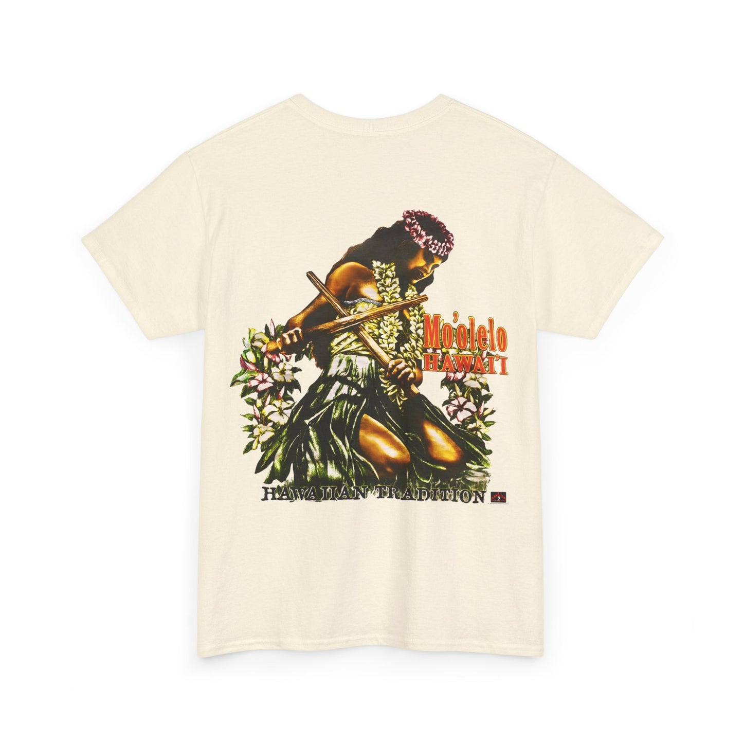 Hawaiian Strength Hawaiian Tradition Mo'olelo Hawai'i Vintage Design 90s New Print T-shirt Unisex Heavy Cotton Tee