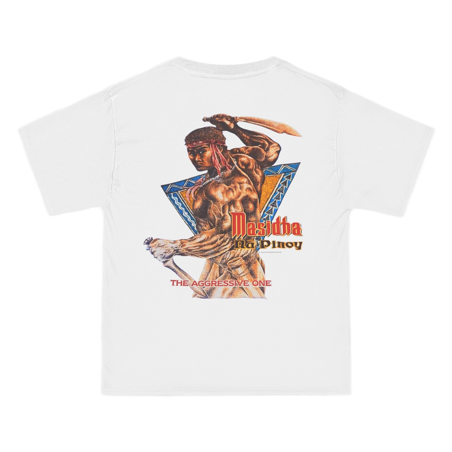 Filipino Strength Masidha na Pinoy The Aggressive One Vintage Design 90s New Print Beefy-T® Short-Sleeve T-Shirt