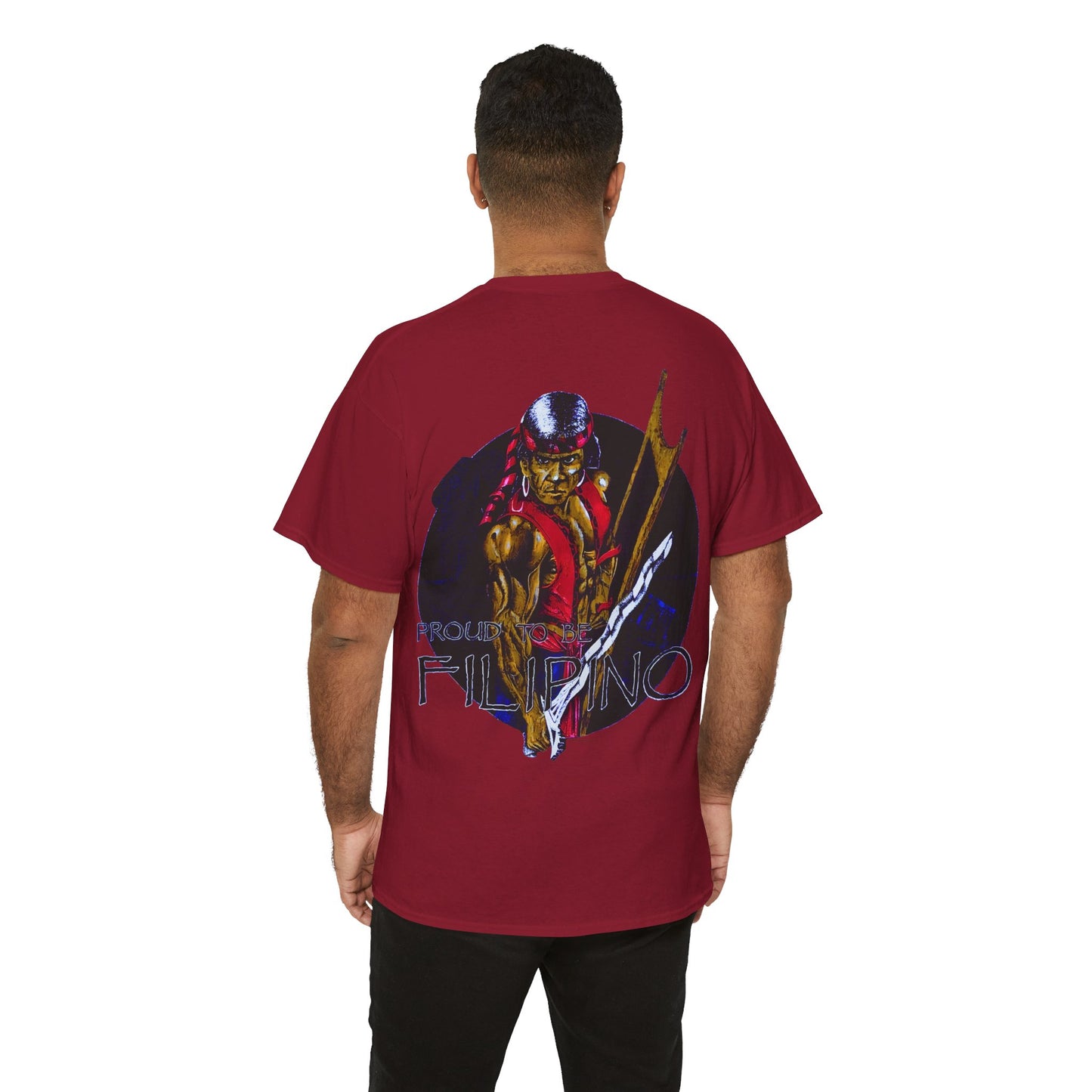 Filipino Strength Proud To Be Filipino Vintage Design 90s New Print T-shirt Unisex Heavy Cotton Tee