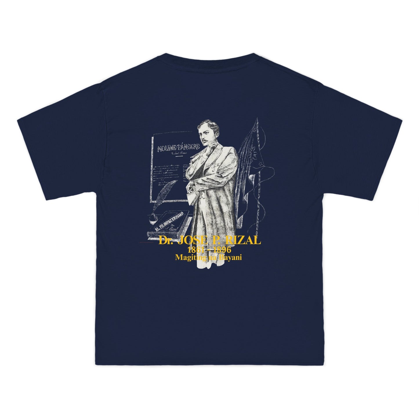 Filipino Strength Dr Jose Rizal Magiting na Bayani Vintage Design 90s New Print Beefy-T® Short-Sleeve T-Shirt