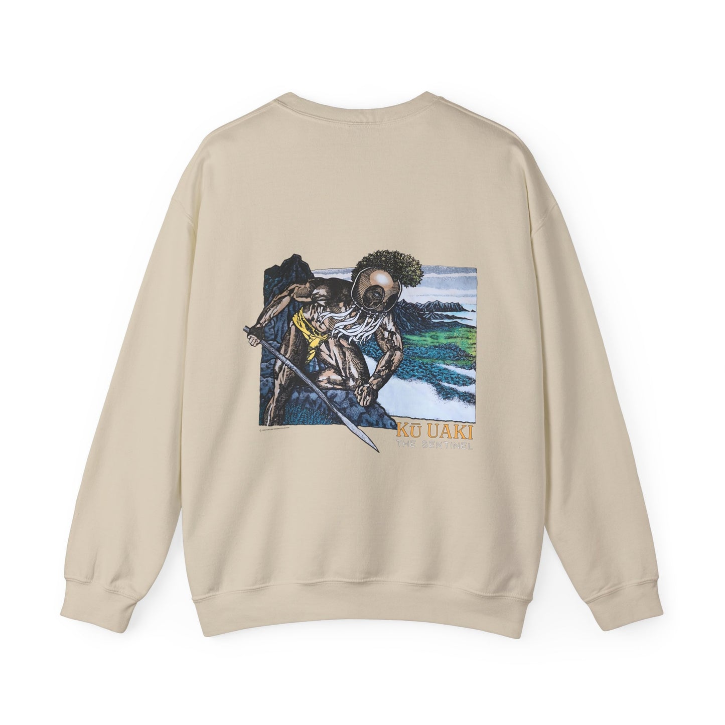 Hawaiian Strength Ku Uaki The Sentinel Unisex Heavy Blend™ Crewneck Sweatshirt