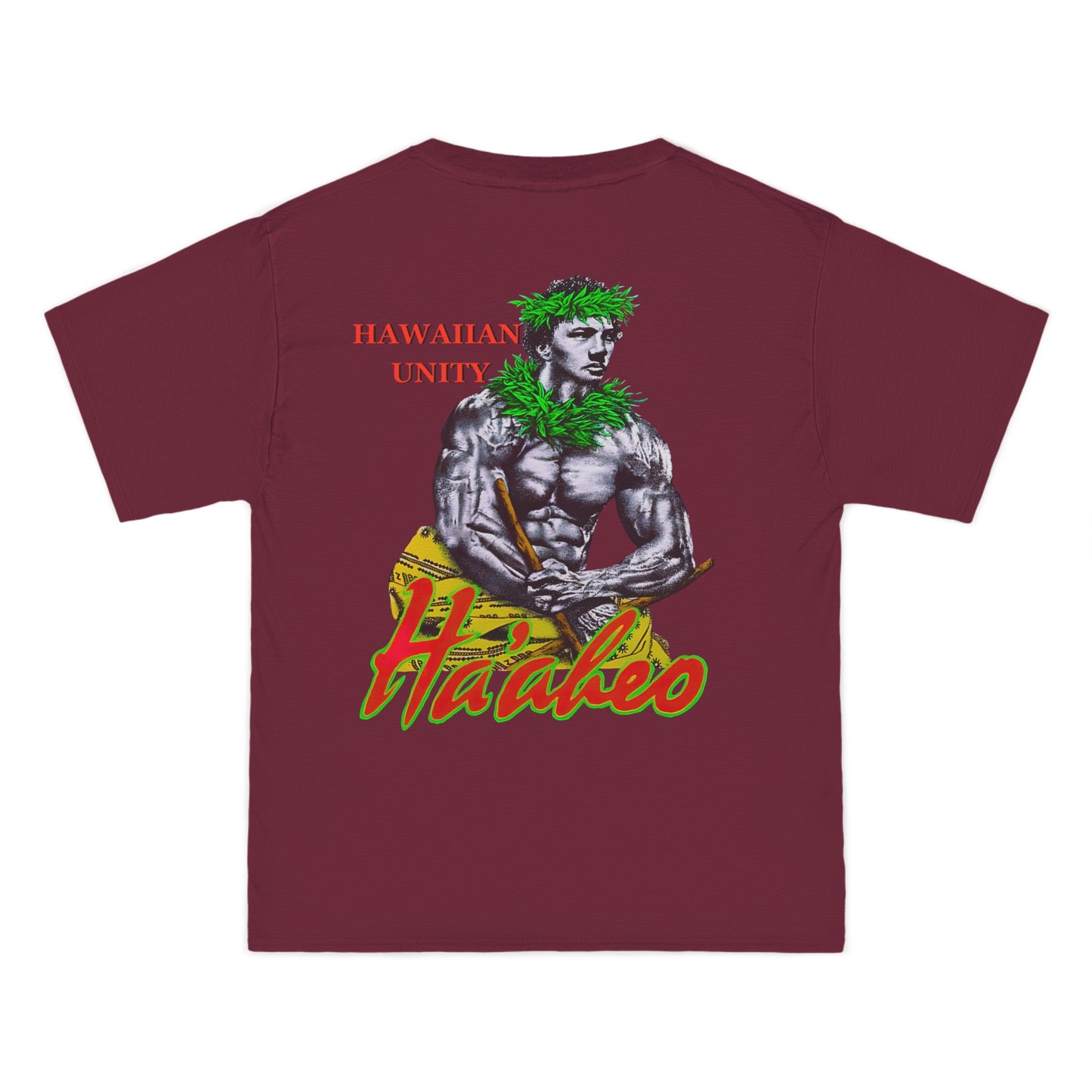 Hawaiian Strength Hawaiian Unity Ha'aheo Vintage Design 90s New Print Beefy-T® Short-Sleeve T-Shirt