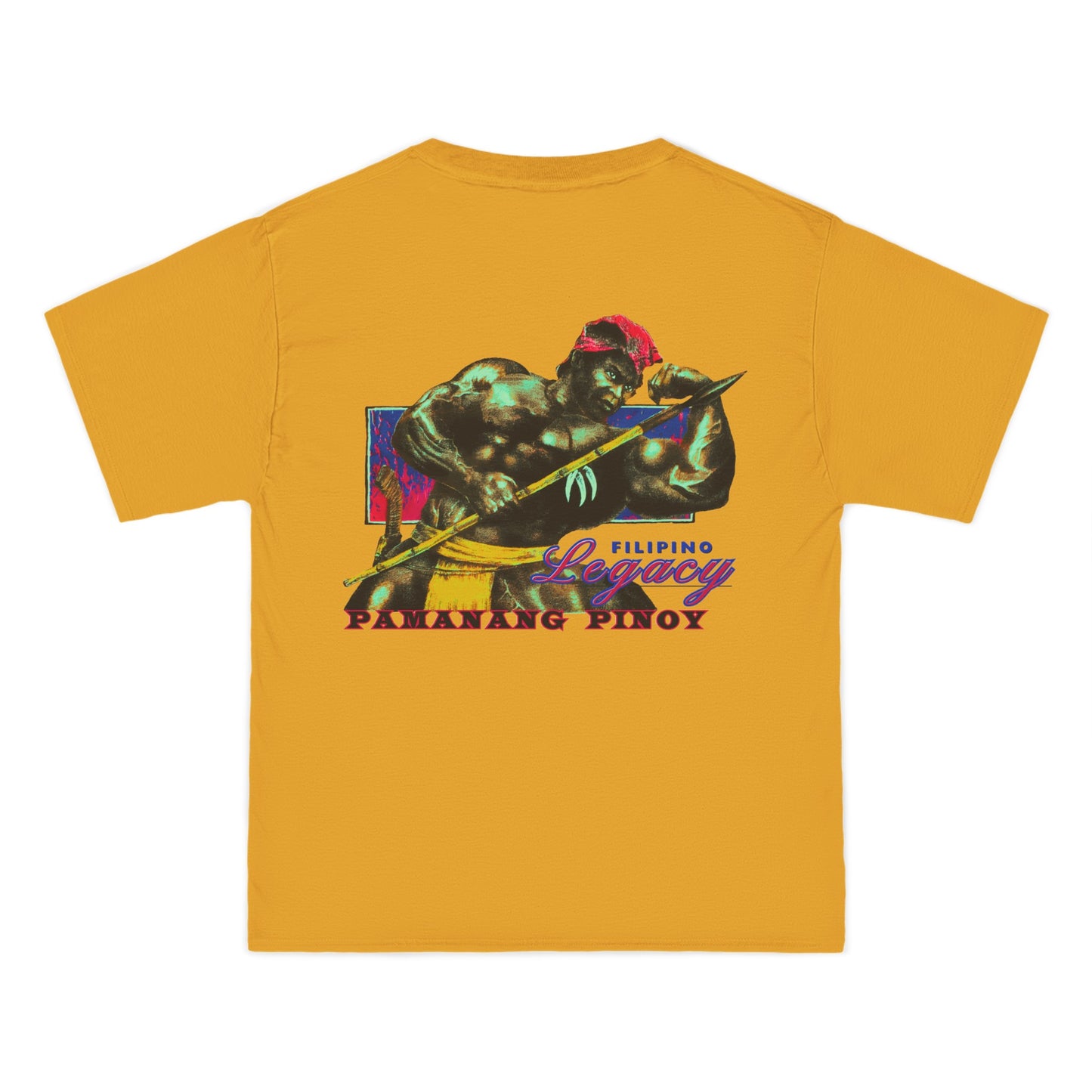 Filipino Strength Filipino Legacy Pamanang Pinoy Vintage Design 90s New Print Beefy-T® Short-Sleeve T-Shirt