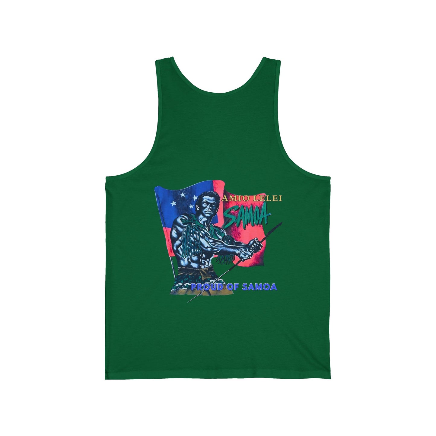 Samoan Strength Proud of Samoa Amio Lelei Vintage Design 90s New Print Unisex Jersey Tank