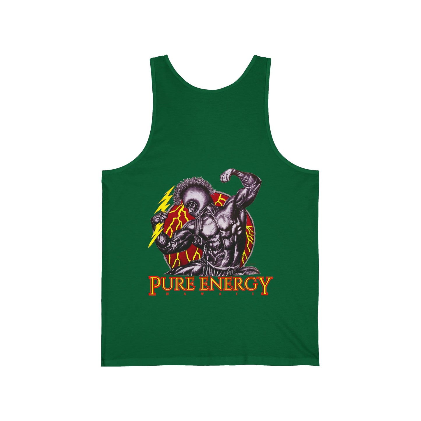 Hawaiian Strength Pure Energy Hawaii Vintage Design 90s New Print Unisex Jersey Tank