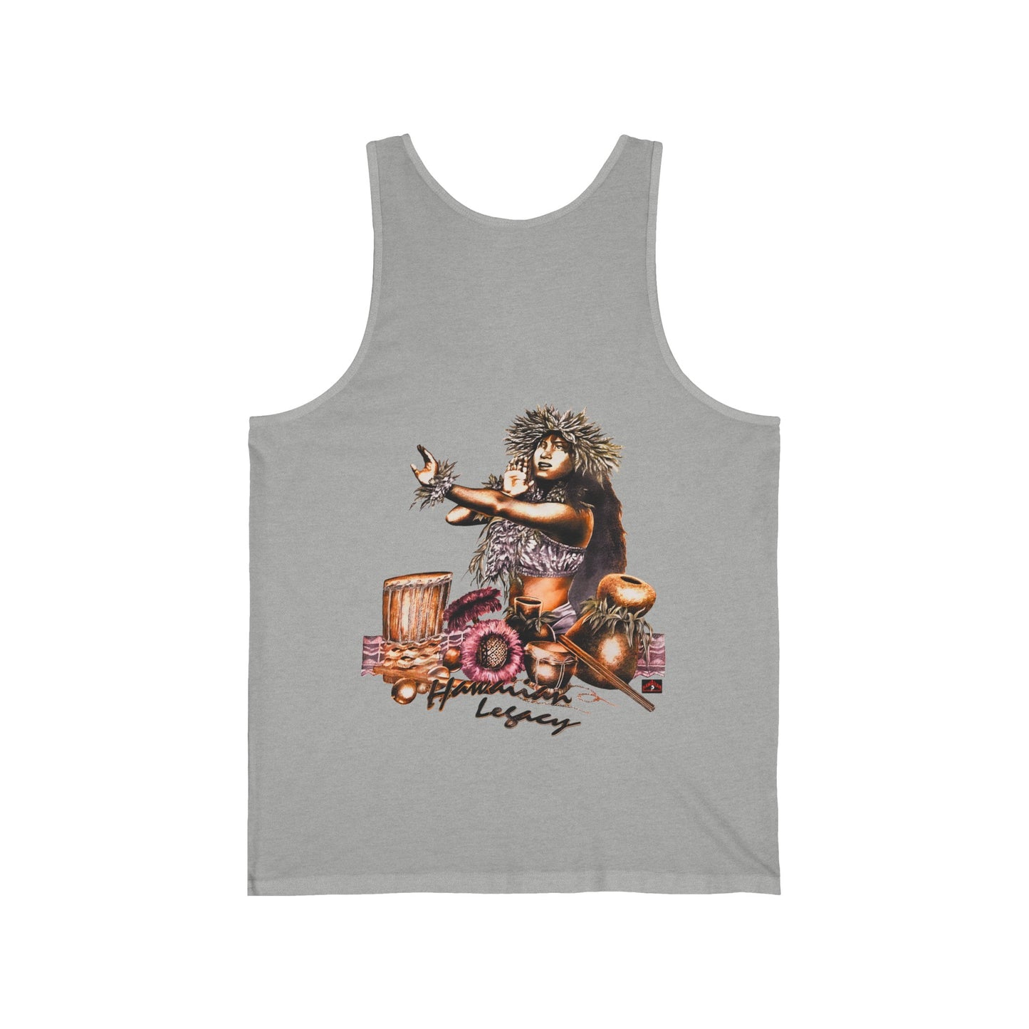 Hawaiian Strength Hawaiian Legacy Vintage Design 90s New Print Unisex Jersey Tank