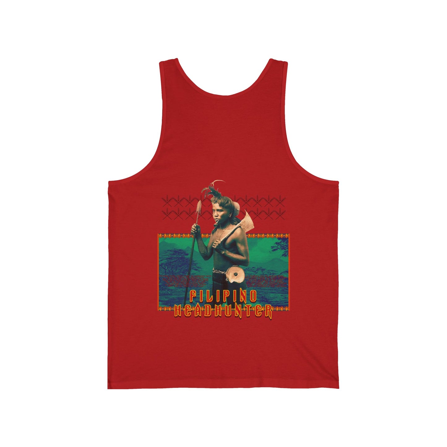 Filipino Strength Filipino HeadHunter Unisex Jersey Tank