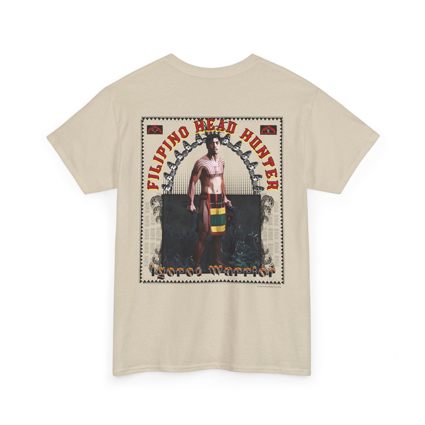 Filipino Strength Filipino Headhunter Igorot Warrior Unisex Heavy Cotton Tee