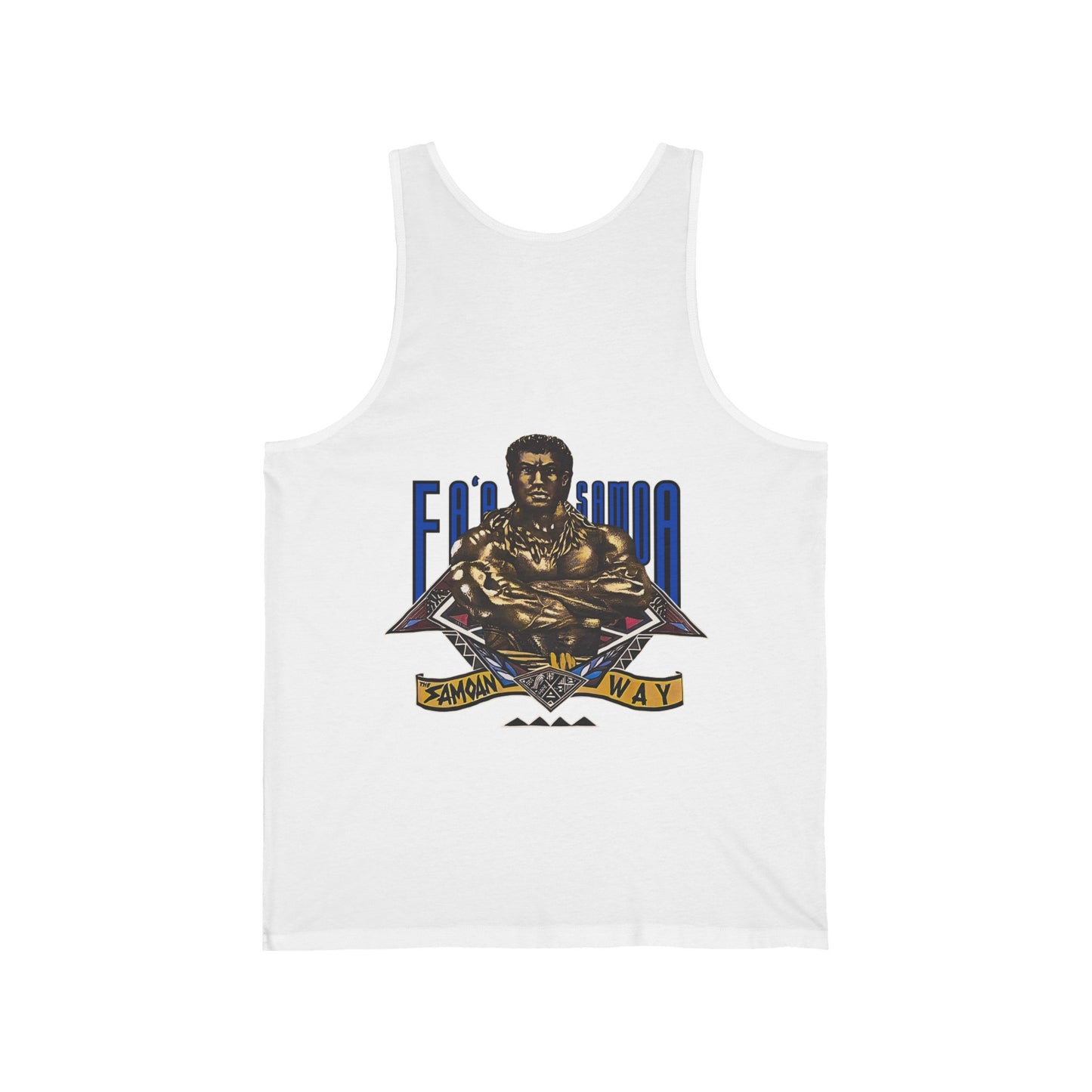 Samoan Strength Fa'a Samoa The Samoan Way Vintage Design 90s New Print Unisex Jersey Tank