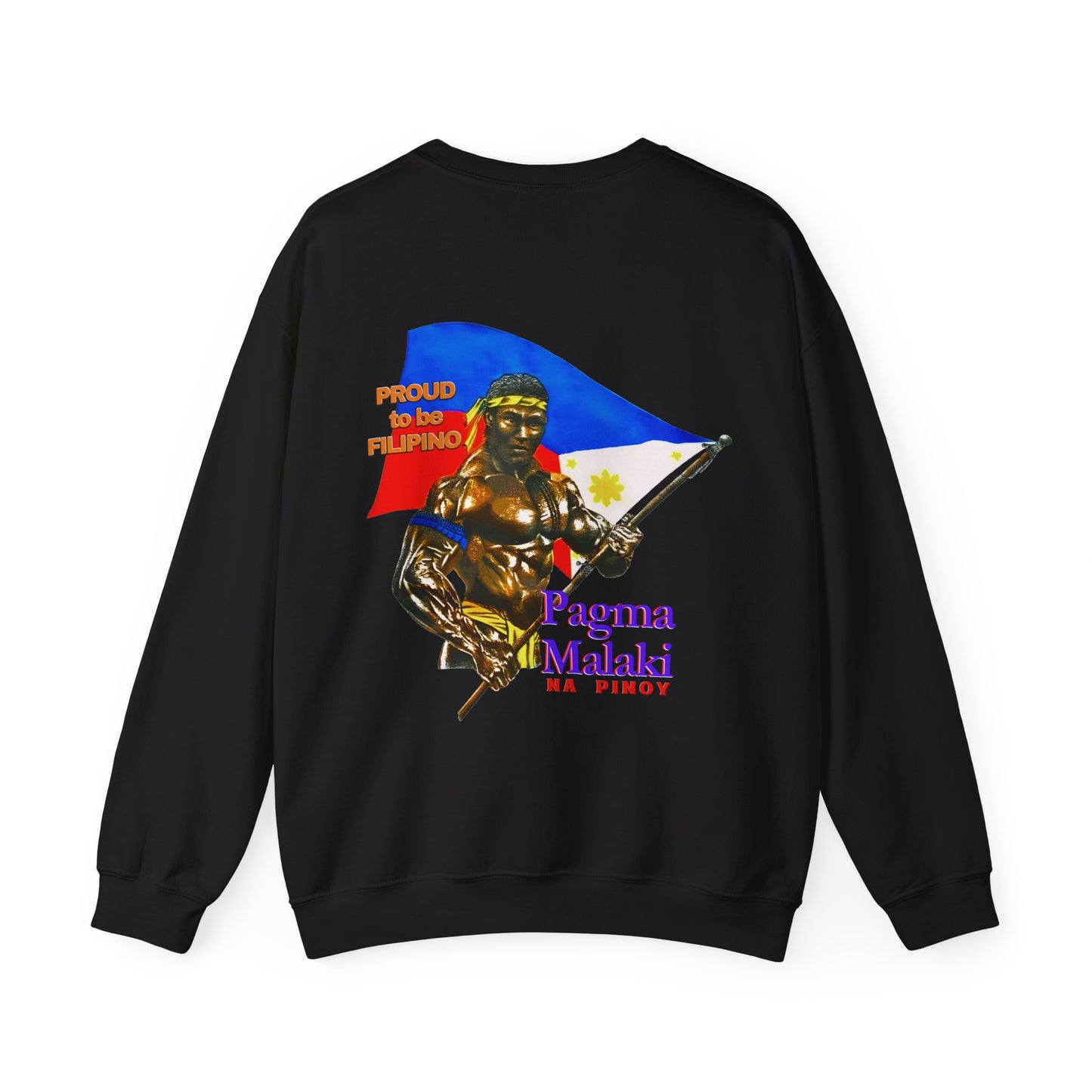 Filipino Strength Proud to be Filipino Pagma Malaki Na Pinoy Vintage Design 90s New Print Unisex Heavy Blend™ Crewneck Sweatshirt