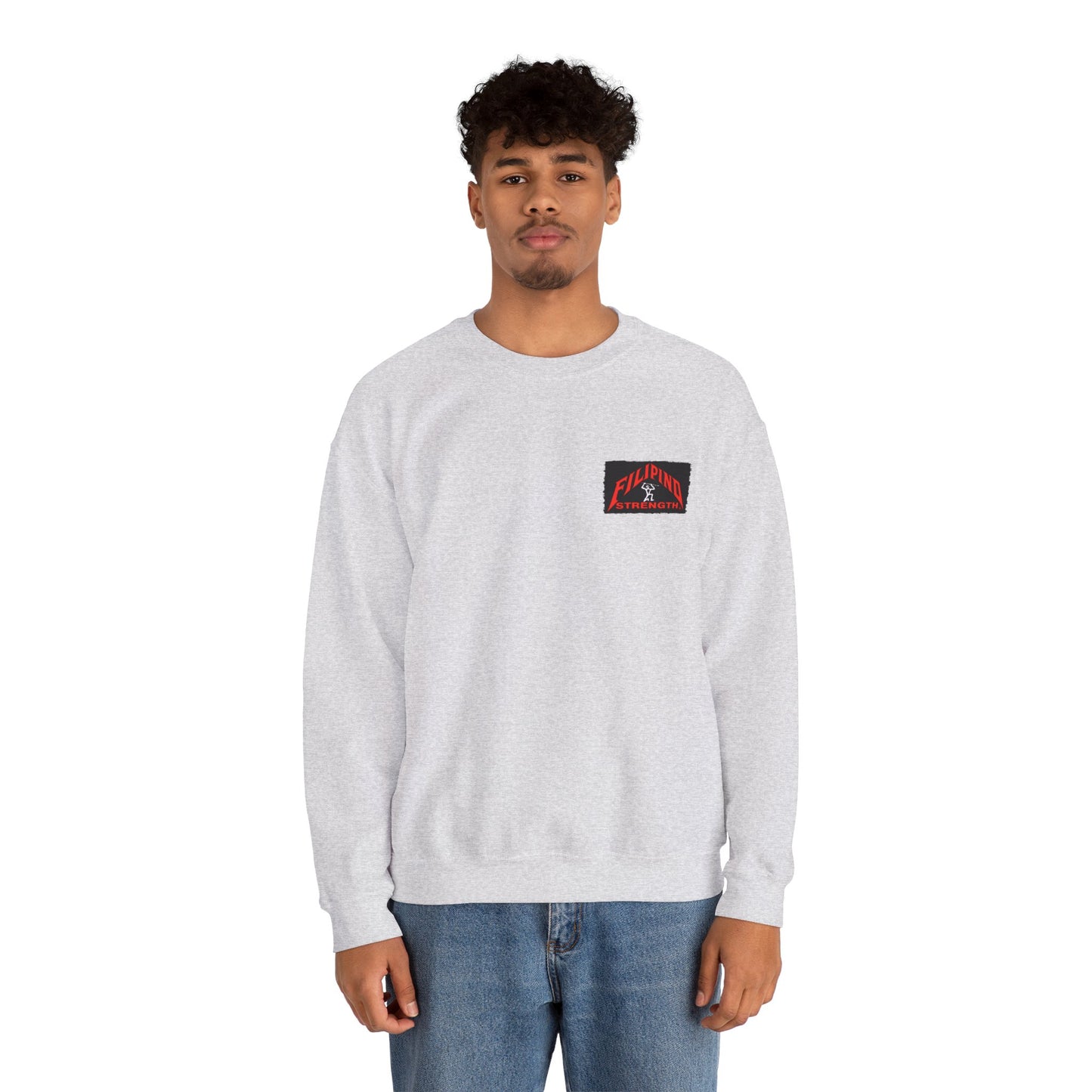 Filipino Strength Lapu Lapu Vintage Design 90s New Print Unisex Heavy Blend™ Crewneck Sweatshirt