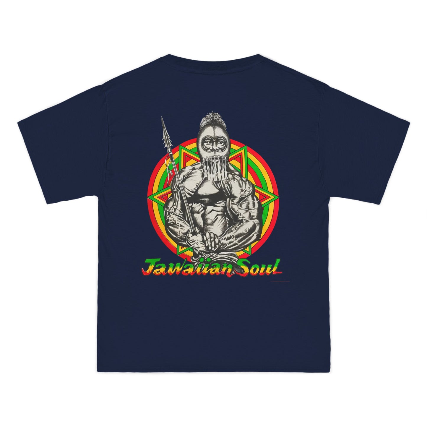 Jawaiian Strength Jawaiian Soul Vintage Design 90s New Print Beefy-T® Short-Sleeve T-Shirt