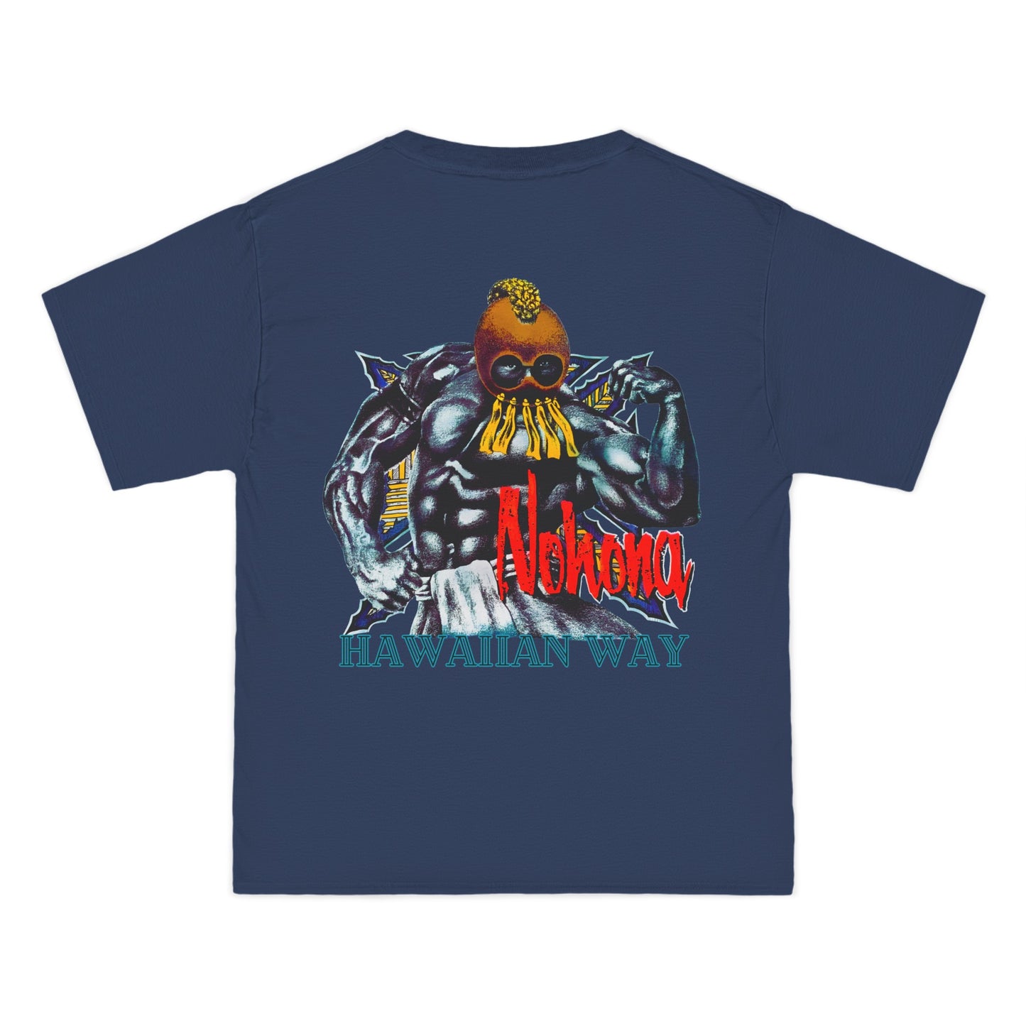 Hawaiian Strength Hawaiian Way Nohona Vintage Design 90s New Print Beefy-T® Short-Sleeve T-Shirt