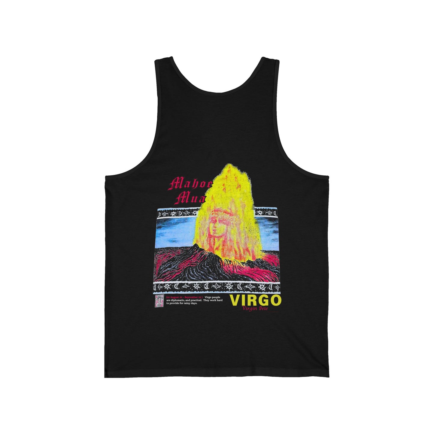 Hawaiian Strength Vigro Mahoe Mua Virgin Pele Vintage Design 90s New Print Unisex Jersey Tank