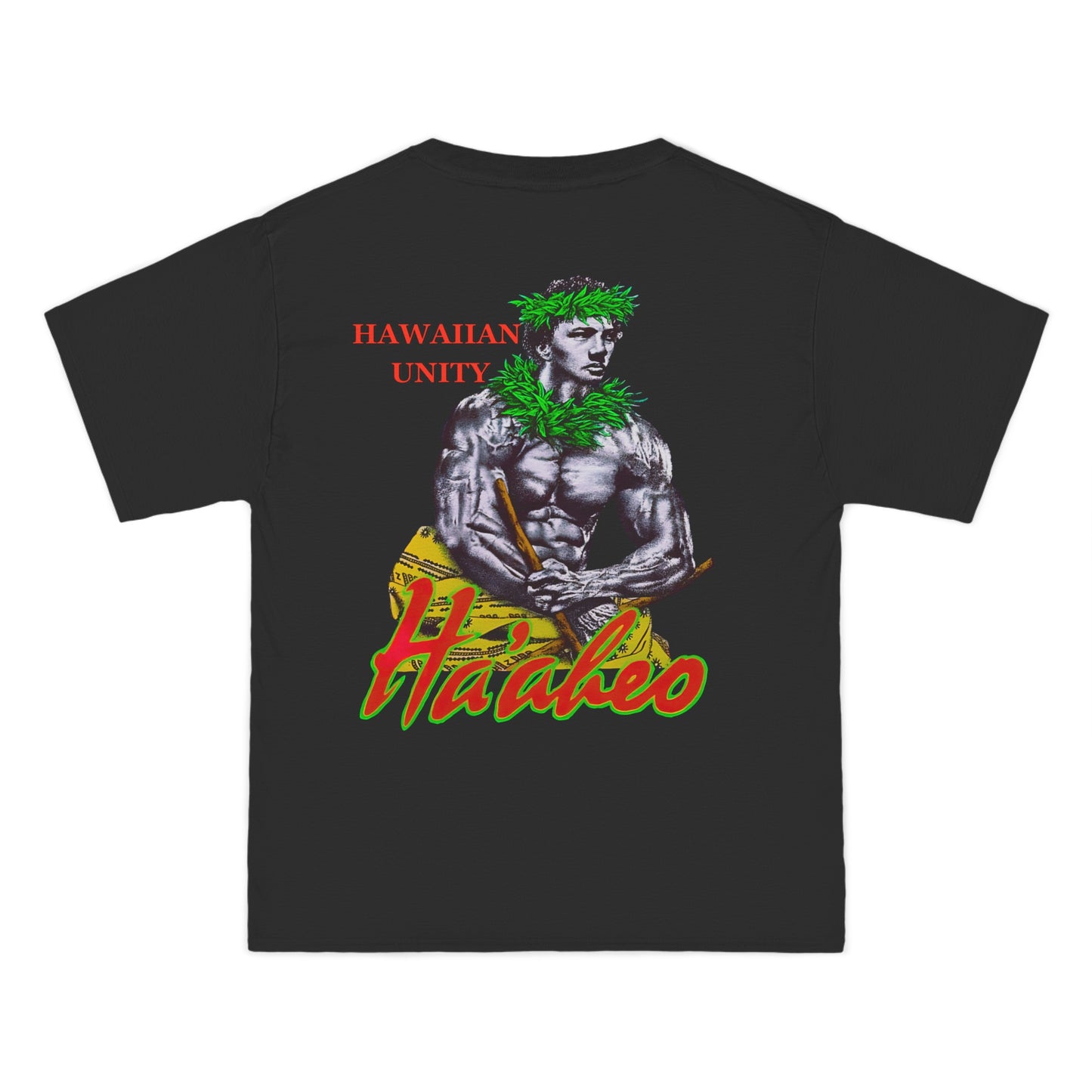 Hawaiian Strength Hawaiian Unity Ha'aheo Vintage Design 90s New Print Beefy-T® Short-Sleeve T-Shirt
