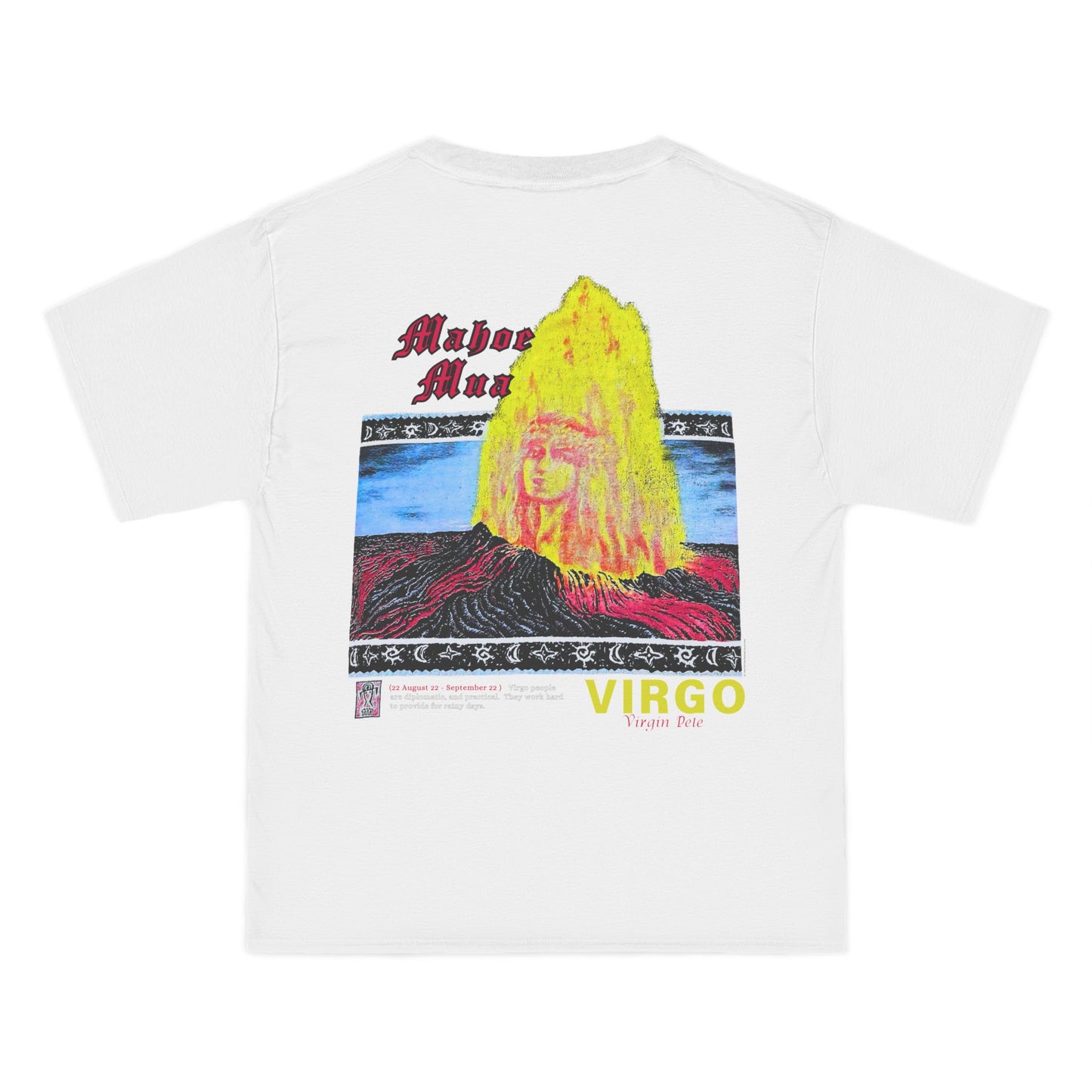 Hawaiian Strength Virgo Mahoe Mua Virgin Pele Vintage Design 90s New Print Beefy-T® Short-Sleeve T-Shirt