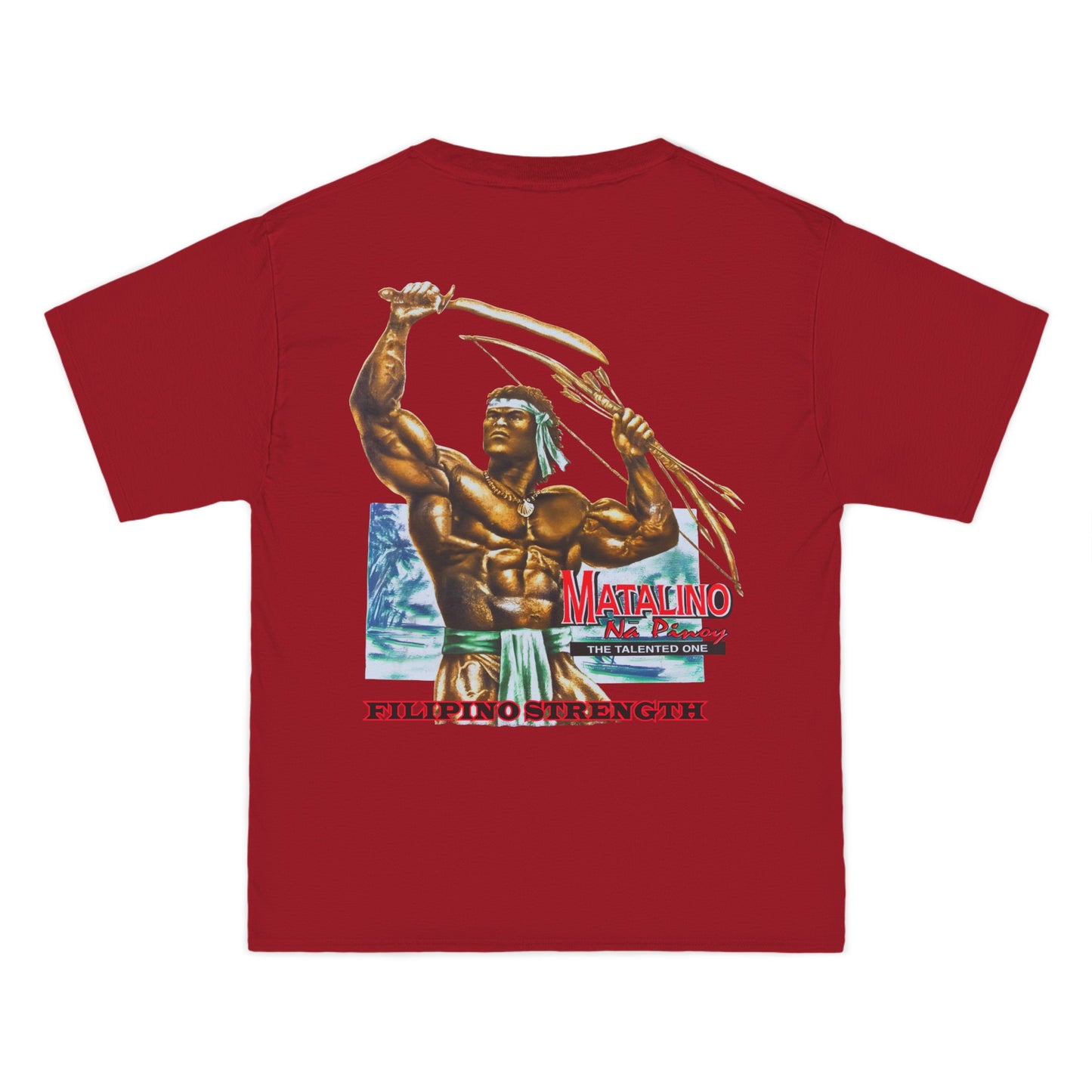 Filipino Strength Matalino Na Pinoy The Talented One Vintage Design 90s New Print Beefy-T® Short-Sleeve T-Shirt