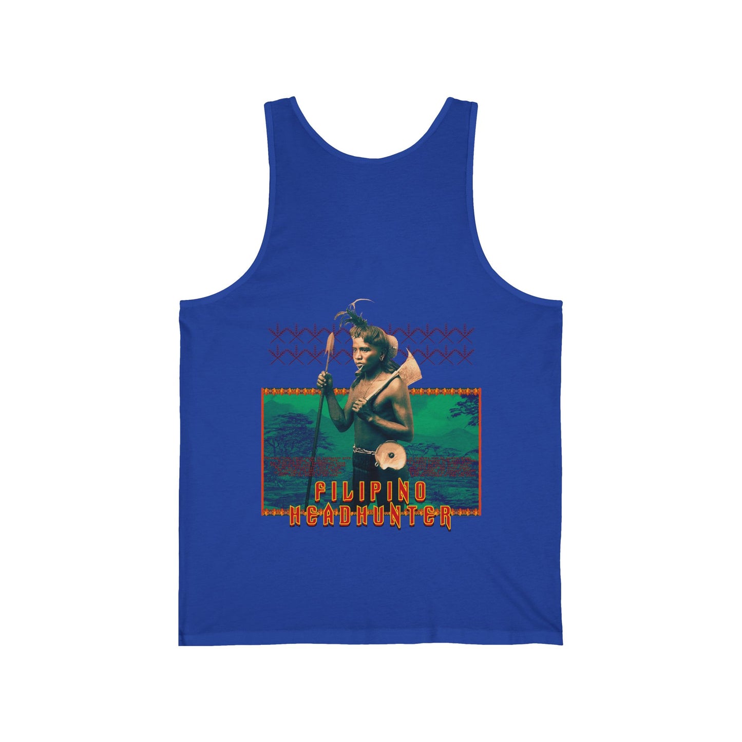 Filipino Strength Filipino HeadHunter Unisex Jersey Tank