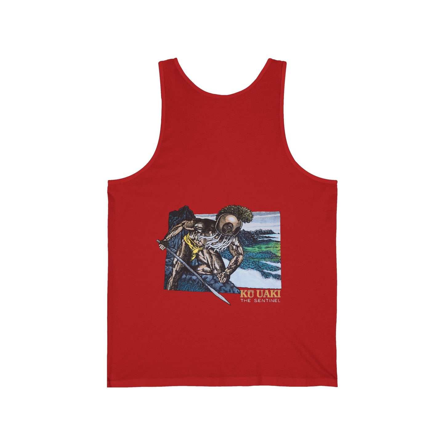 Hawaiian Strength Ku Uaki The Sentinel Unisex Jersey Tank