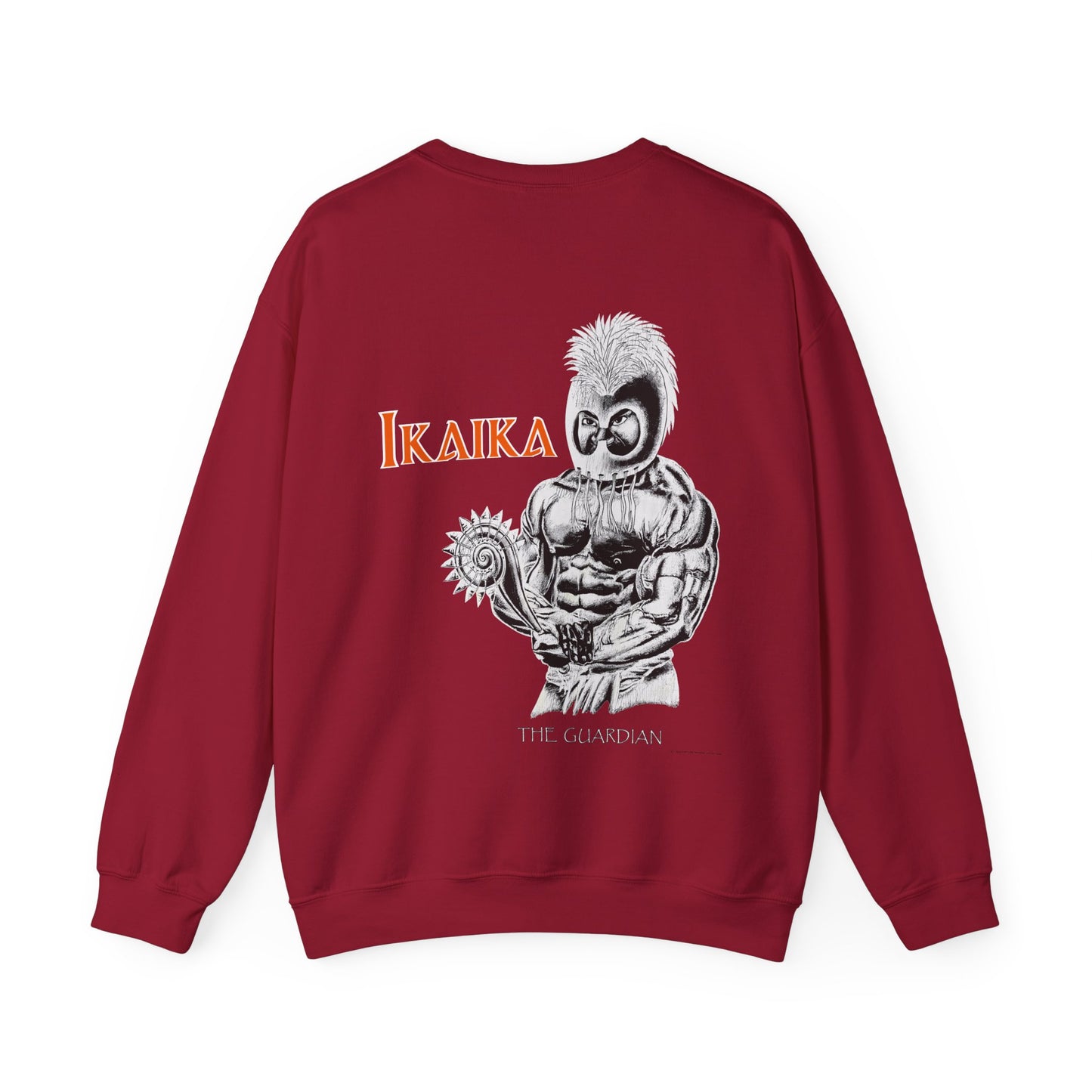 Hawaiian Strength Ikaika The Guardian Vintage Design 90s New Print Unisex Heavy Blend™ Crewneck Sweatshirt